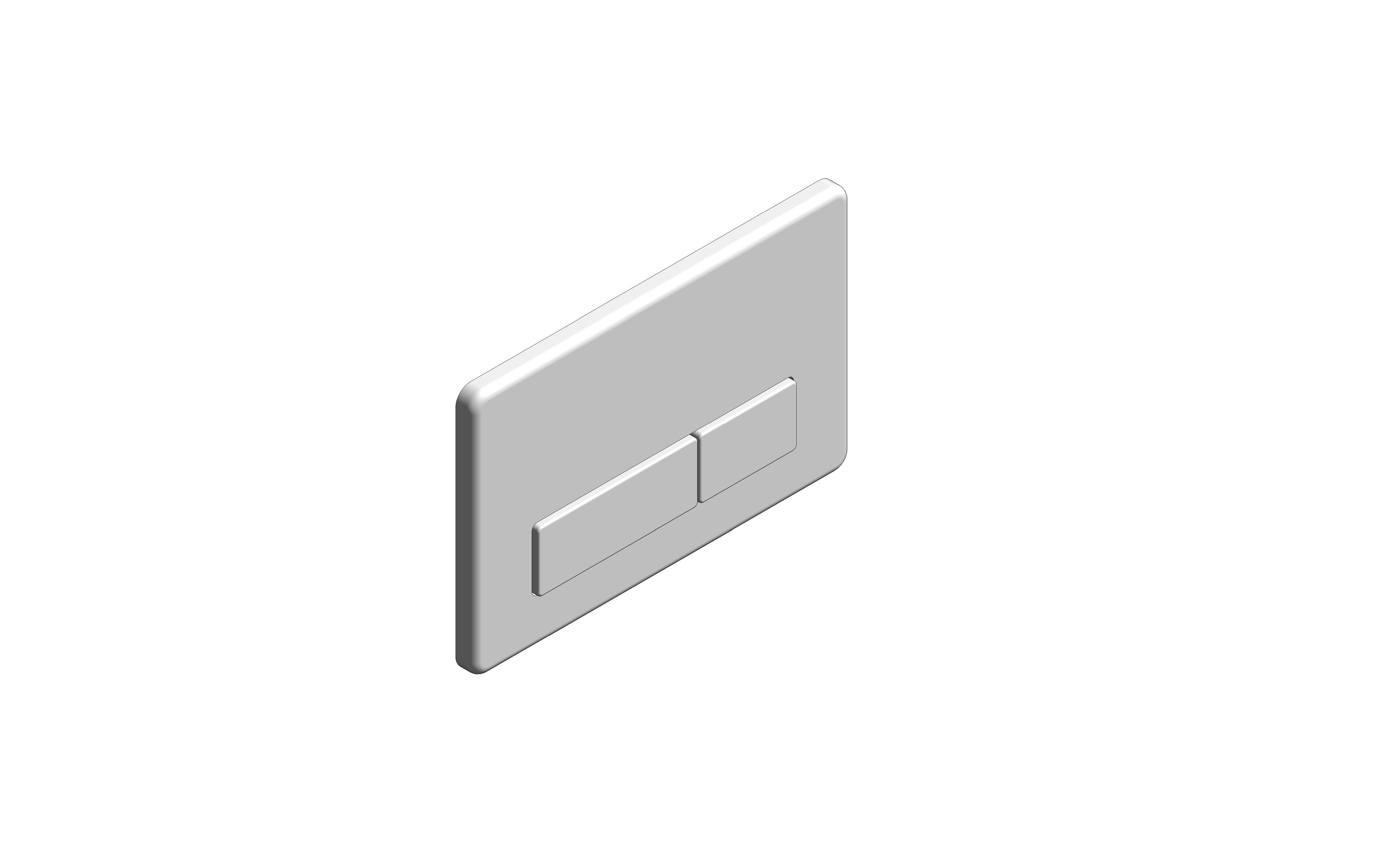 Product: Concept Oblong Flush Plate - CLCN59ZZ