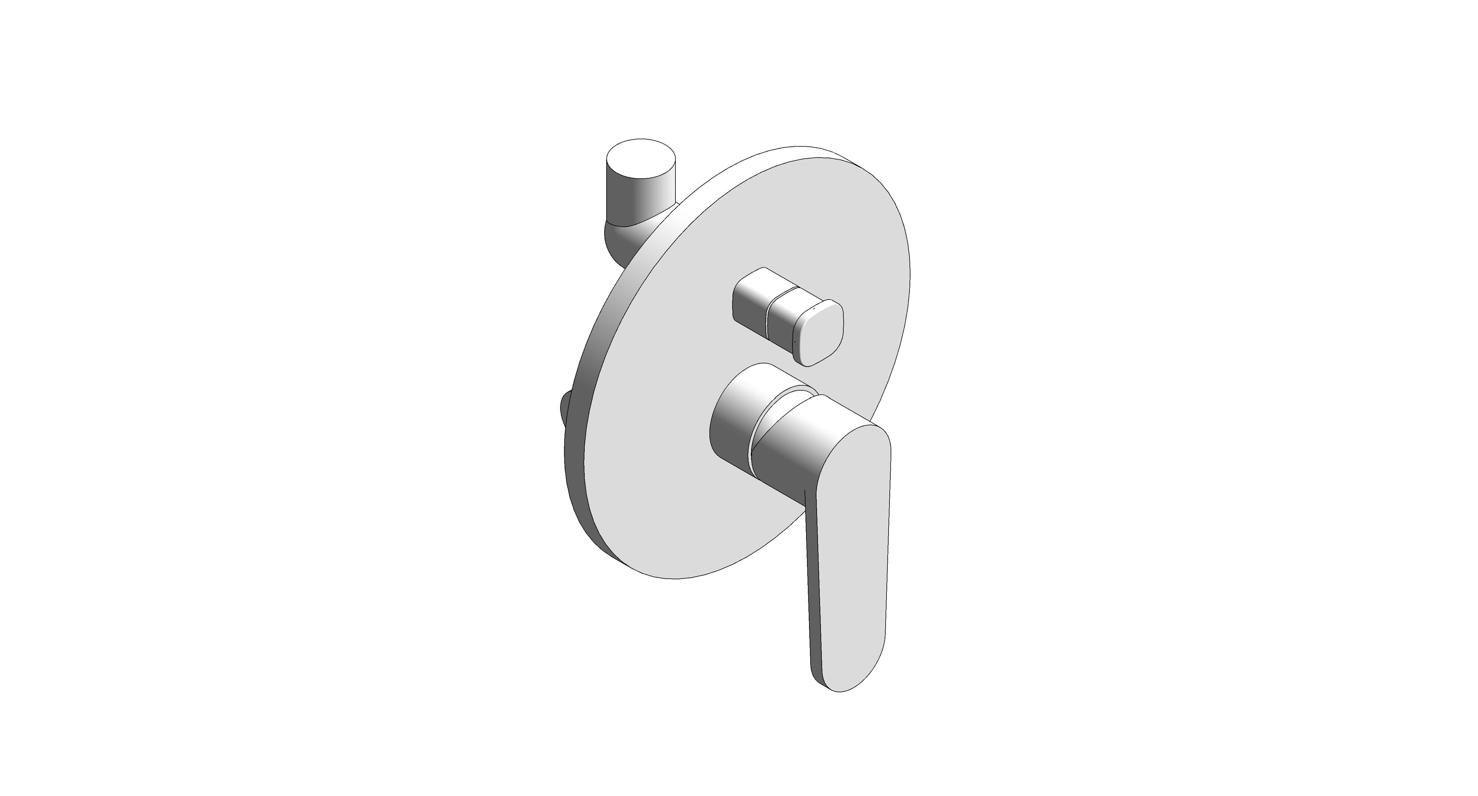 bimstore 3D image of American Standard - Codie Concealed B&S Mixing Valve - FFASB221-6T9500BT0