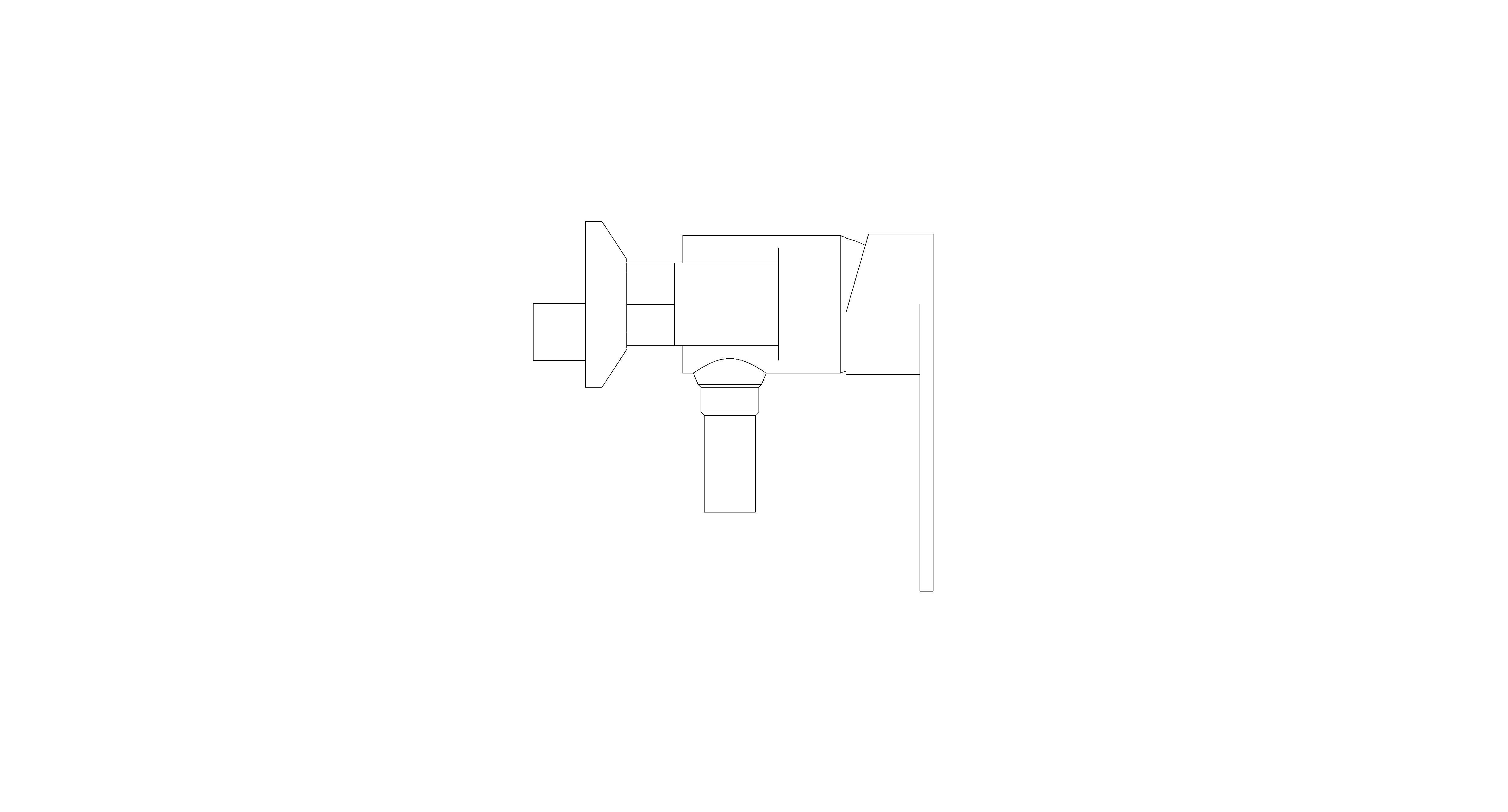 bimstore side image of American Standard - Codie Exposed Shower Mixer W/o Handspray - FFASB212-7T1501BT0
