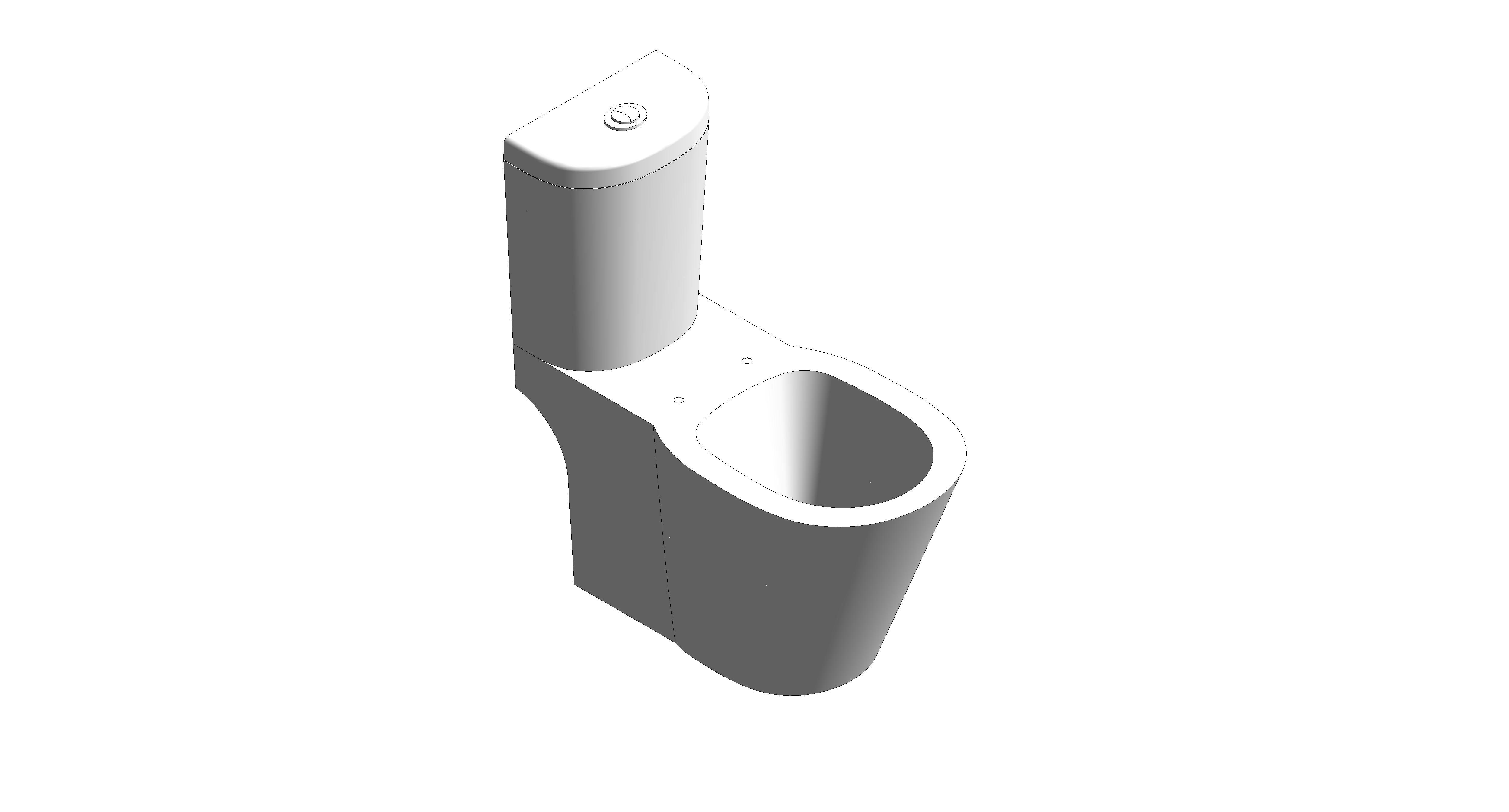 bimstore 3D image of American Standard - Concept CC 305RI D-Tank complete set WT - CL27055-6DACTST