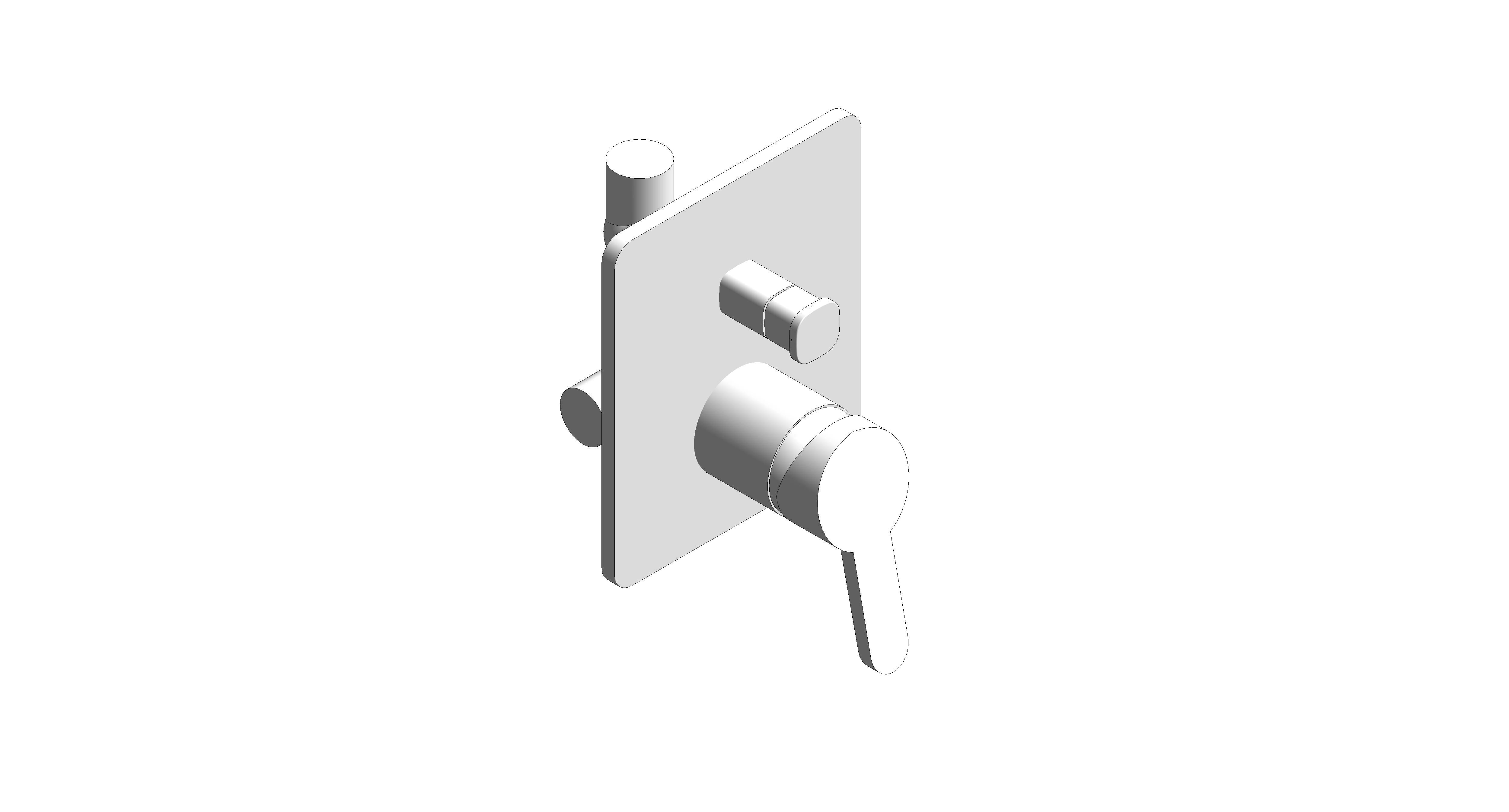 bimstore 3D image of American Standard - Concept Concealed BnS Mixer - FFAS1420-6T9500BT0