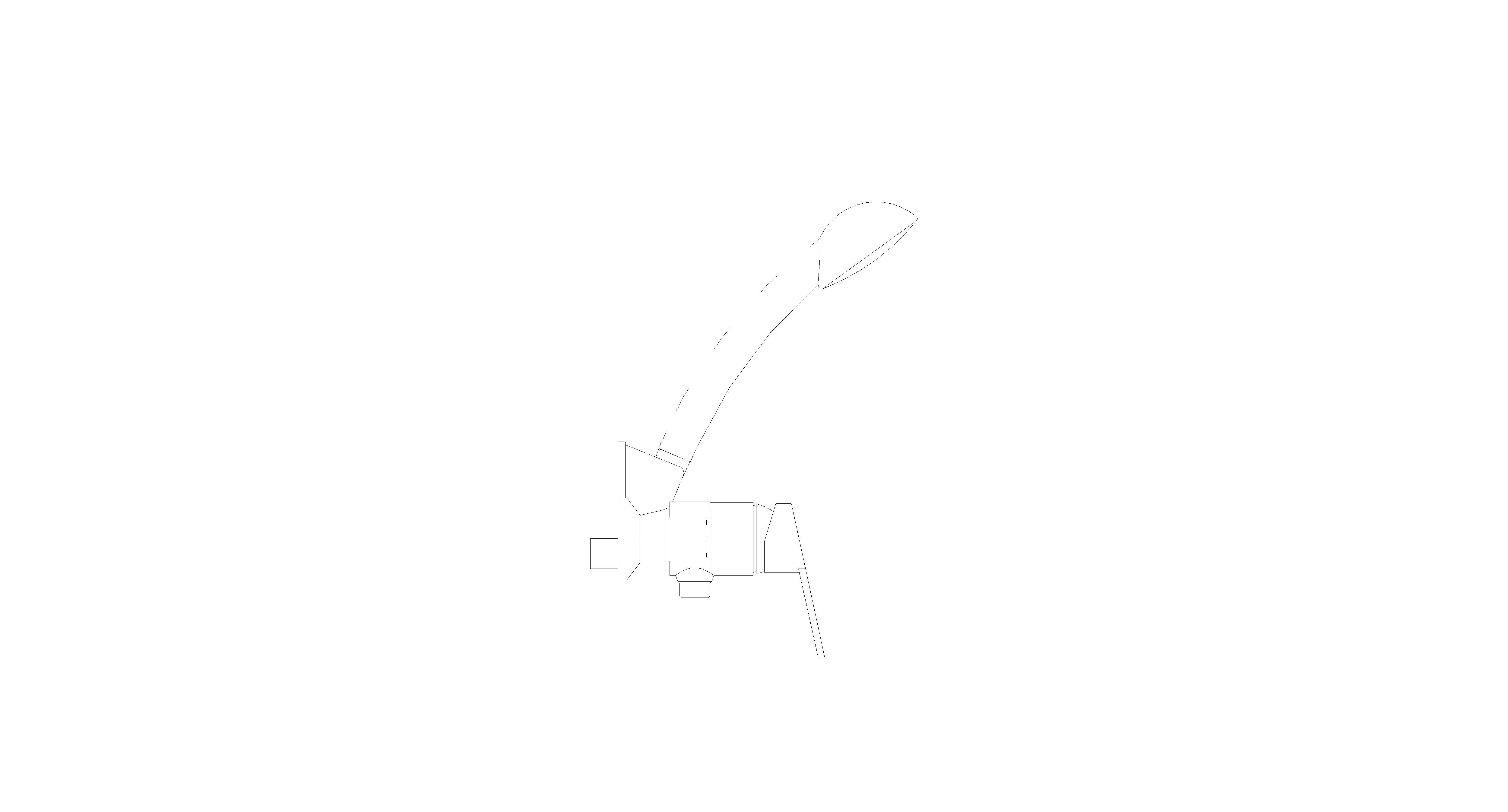 bimstore side image of American Standard - Concept exposed Shower Mixer W/Shower Kit - FFAS1412-7T3500BT0