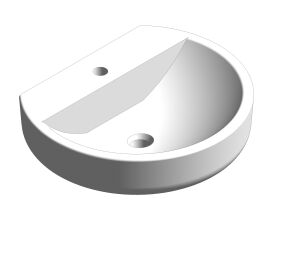 Product: Concept Sphere Wall-Hung Basin - CL0552I-6DACTLW