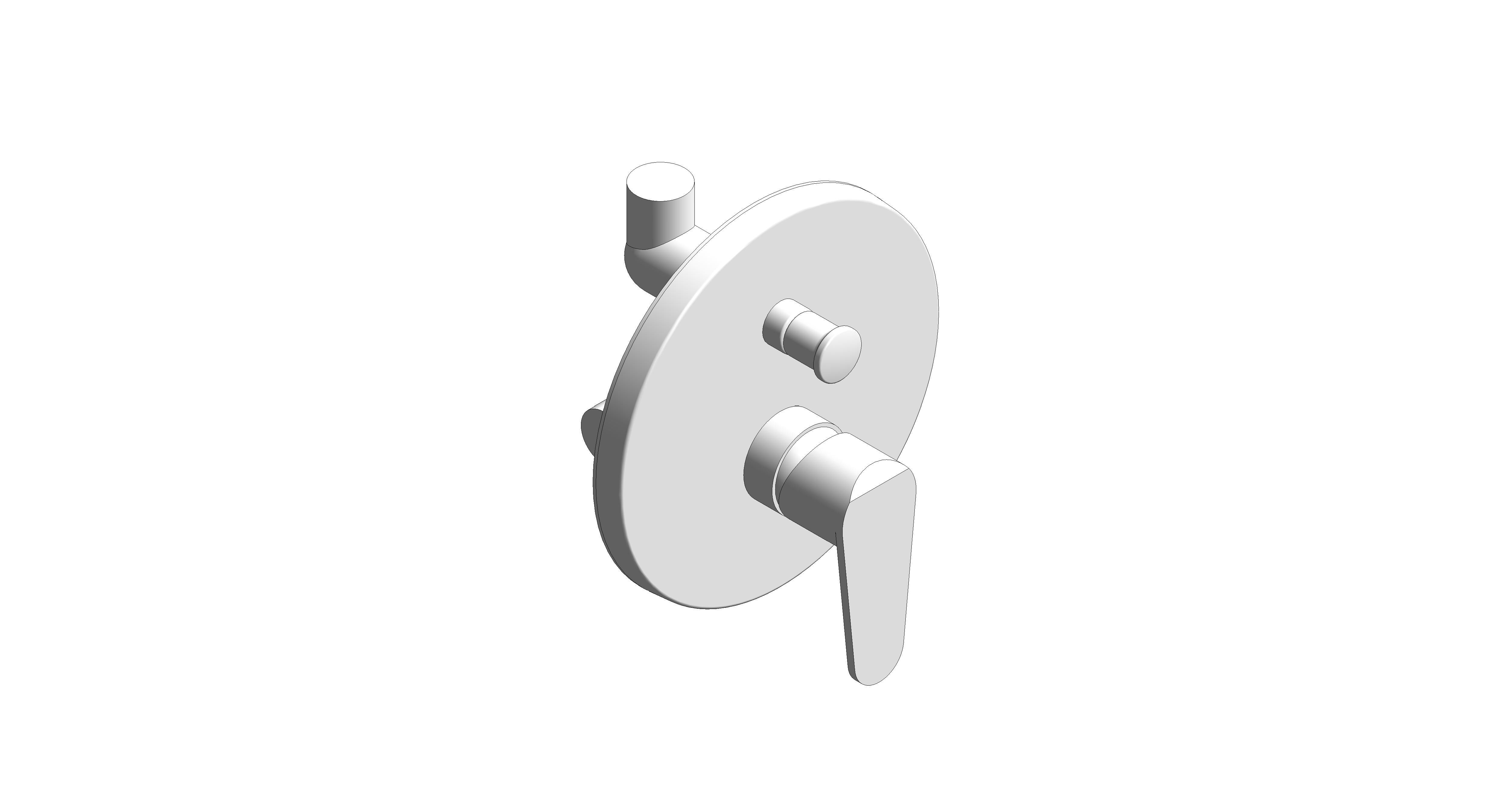 bimstore 3D image of American Standard - Concept Square Concealed BnS Mixing Valve - FFAS0421-6T9500BT0