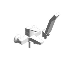 Product: Concept Square Exposed Shower Only Faucet - FFAS0412-7T1500BT0