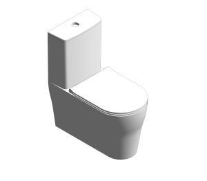 Product: Cygnet Square Hygiene Rim Back to Wall Toilet - Bottom Inlet