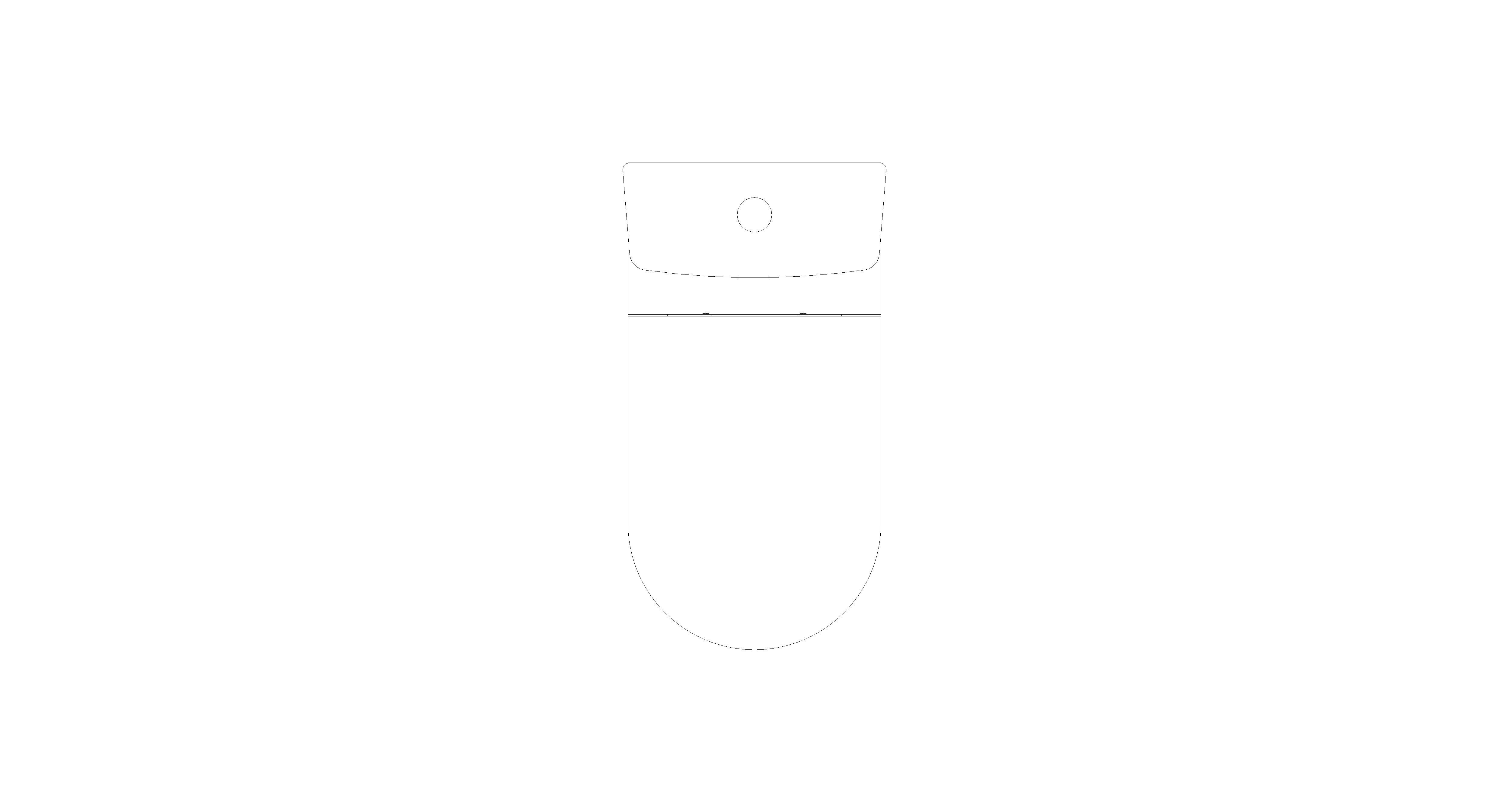 bimstore top image of American Standard - Cygnet Square Overheight Hygiene Rim Back to Wall Toilet - Bottom Inlet