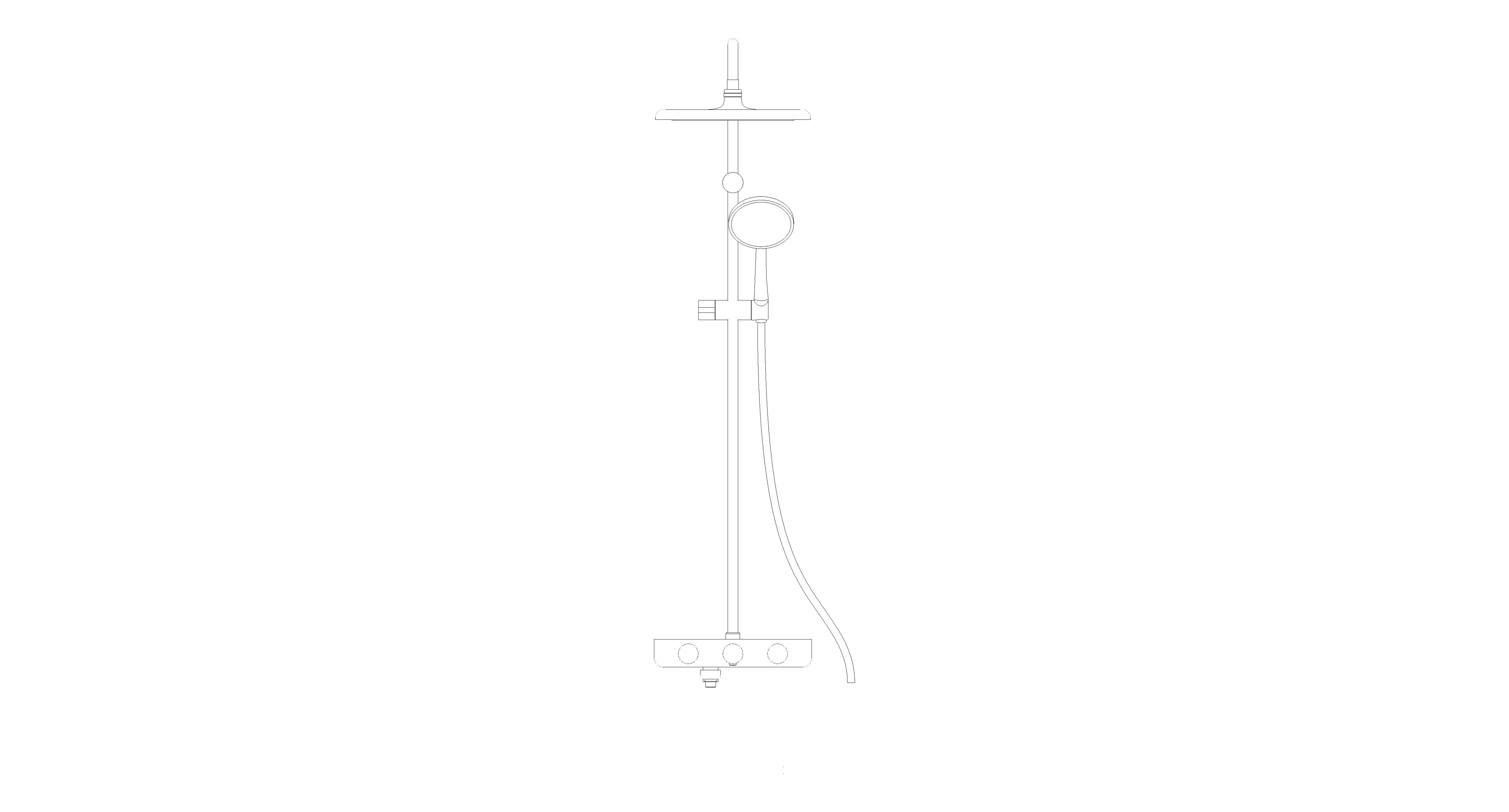 bimstore front image of American Standard - EasySET Exposed Auto Temperature Shower System (3-Way) - FFAS4956-601500BC0