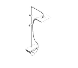 Product: EasySET Exposed Auto Temperature Shower System (3-Way) - FFAS4956-601500BC0