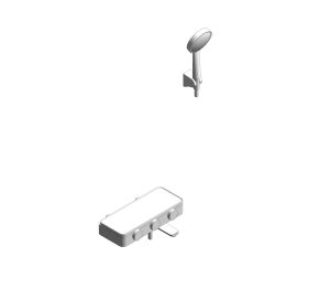 Product: EasySet Exposed Bath & Shower Auto Temperature Mixer with Shower Kit - FFAS4954-601500BT0