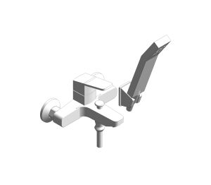 Product: Concept Square Exposed BnS Faucet - FFAS0411-6T1500BT0