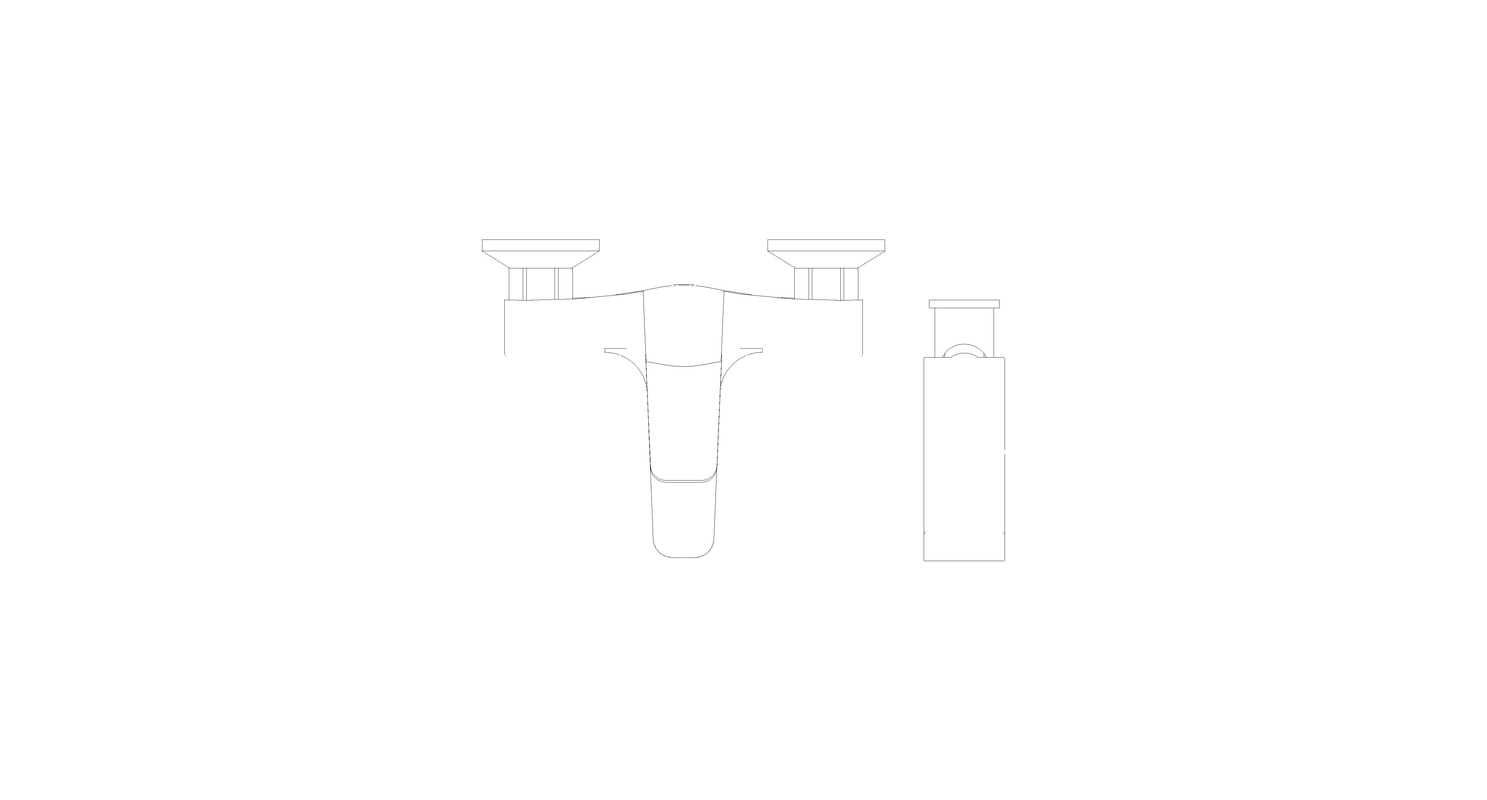 bimstore top image of American Standard - Concept Square Exposed BnS Faucet - FFAS0411-6T1500BT0