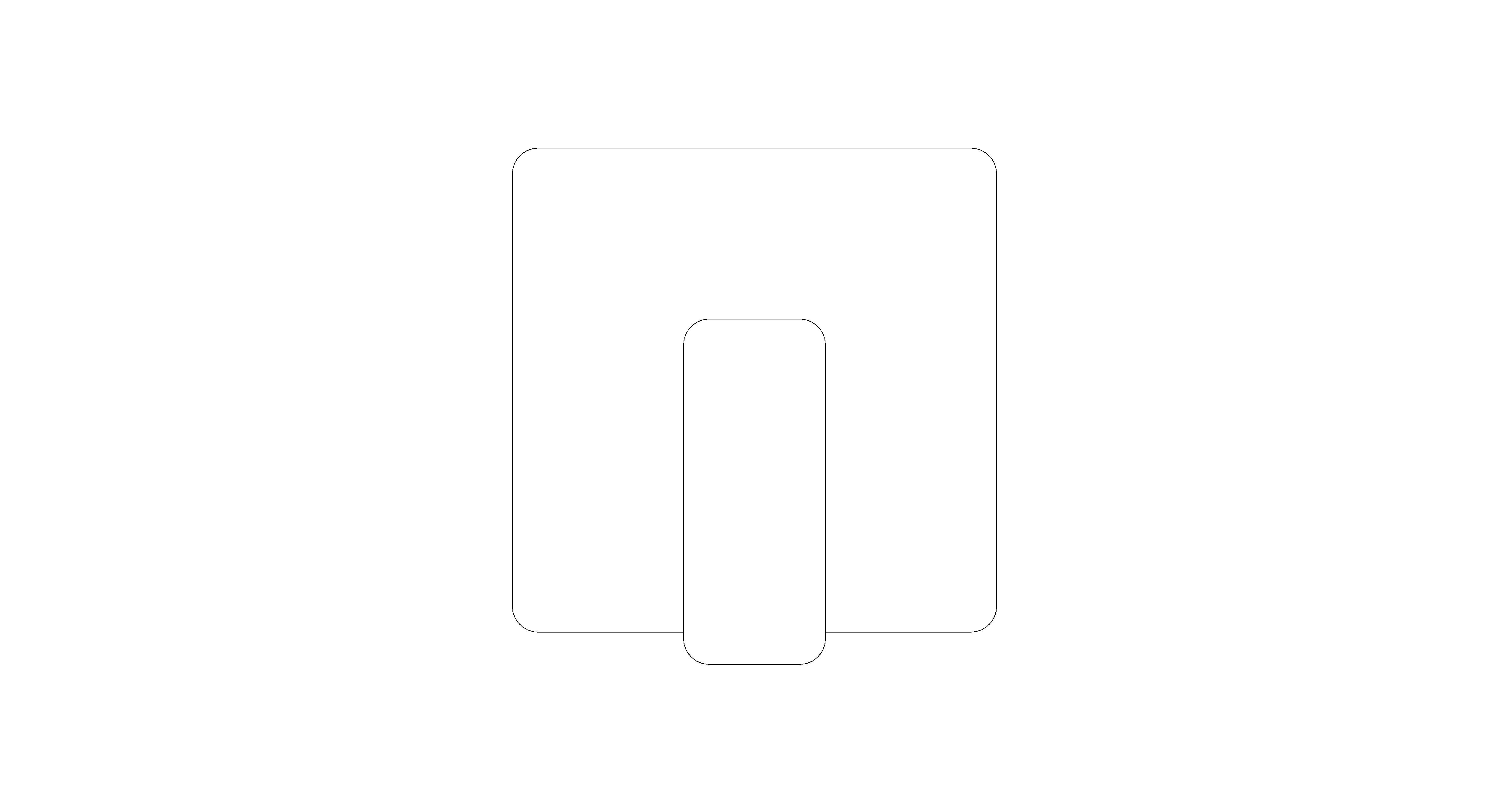 bimstore front image of American Standard - Concept Square Concealed Shower Only Mixer - FFAS0422-7T9500BT0
