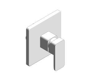 Product: Concept Square Concealed Shower Only Mixer - FFAS0422-7T9500BT0