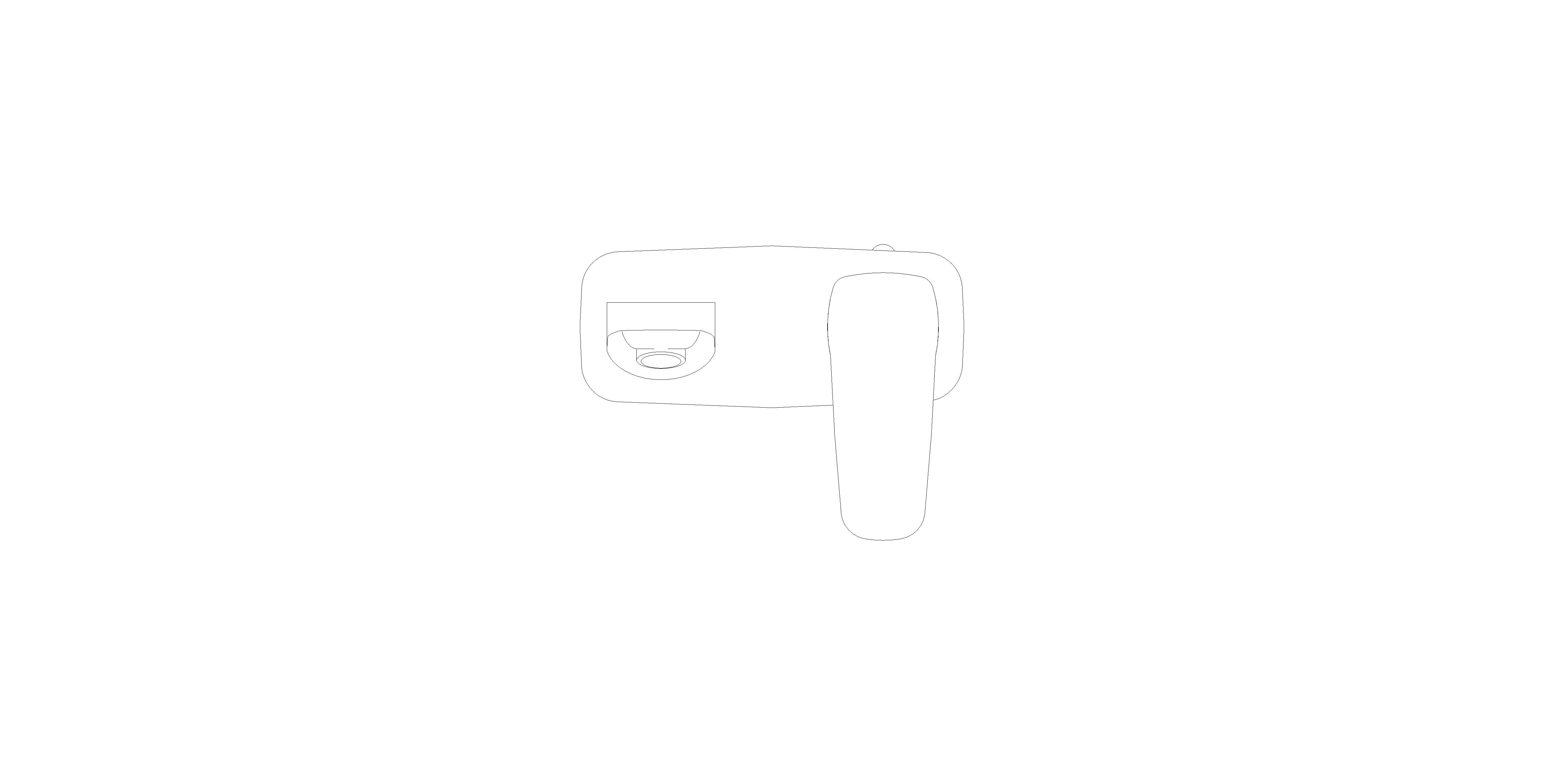 Product: Acacia E In-wall Basin Faucet - FFAS1304-1T2500BT0