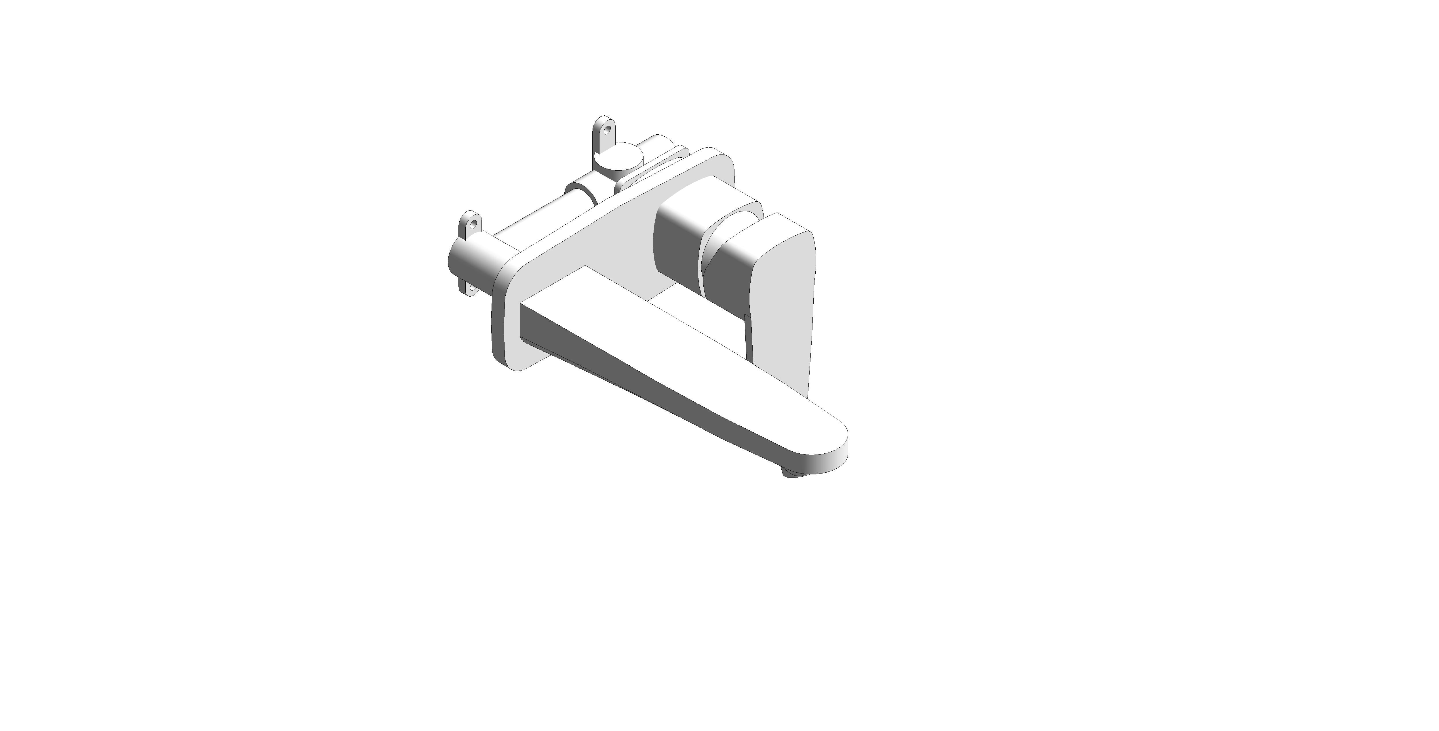 Product: Acacia E In-wall Basin Faucet - FFAS1304-1T2500BT0