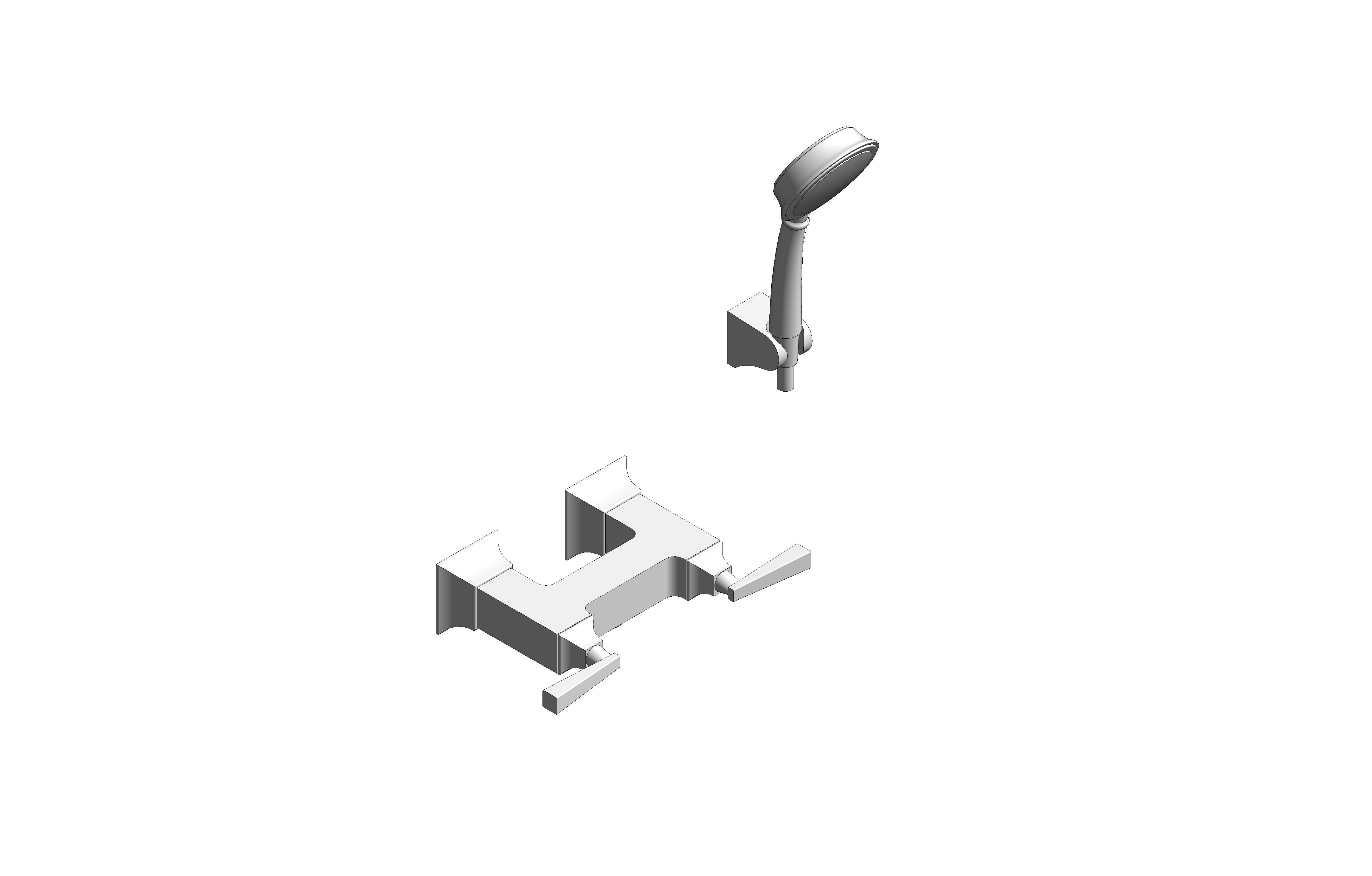 Product: Kastello Exposed Shower Mixer with Shower Kit - FFAS1612-701500BC0