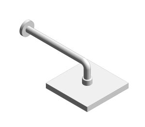 Product: Acacia In-wall Rain Shower Head With Arm - FFAS9052-000500BC0