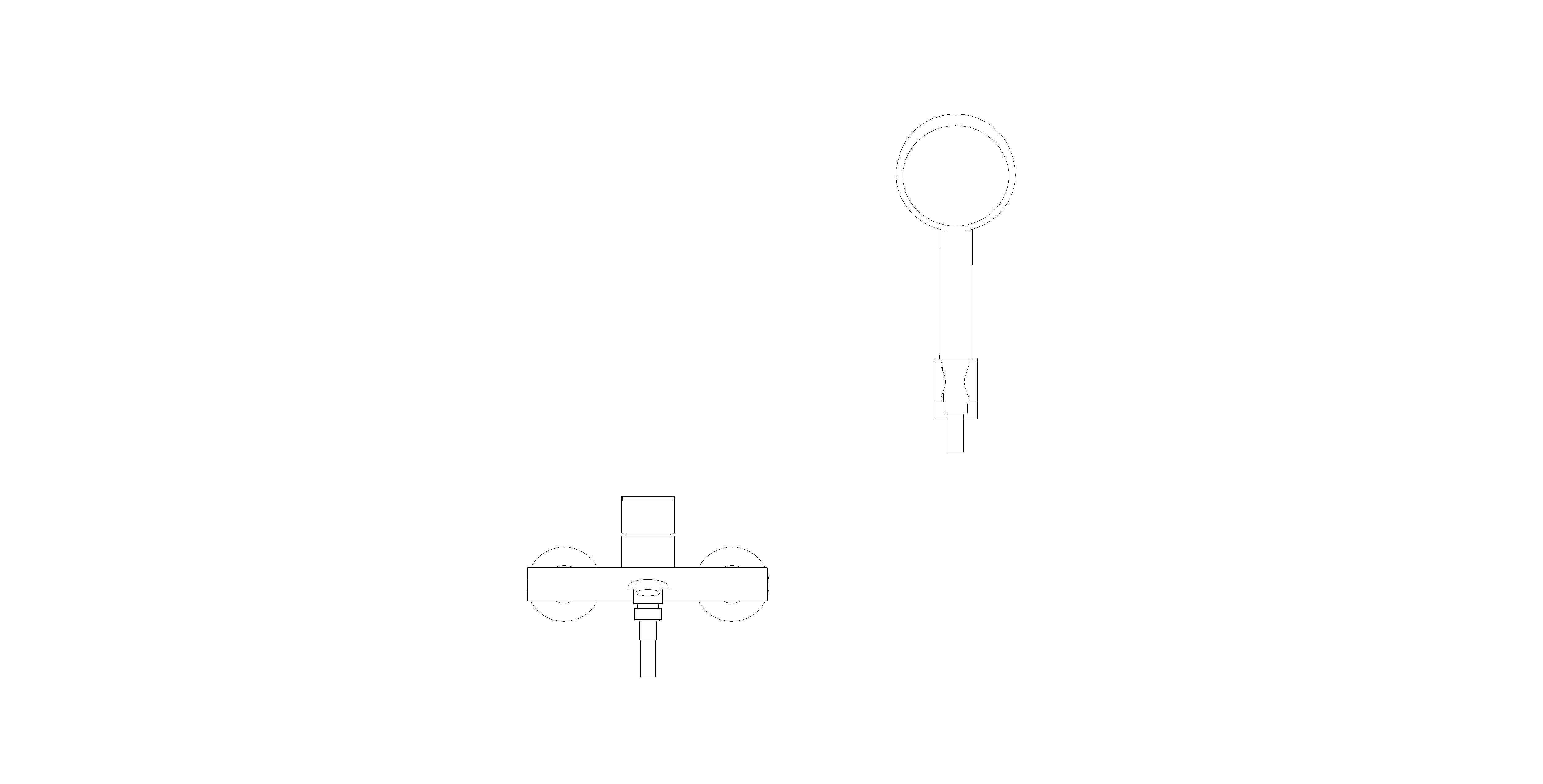 Product: Codie Exposed B&S Mixer W/Handspray - FFASB211-6T1500BT0
