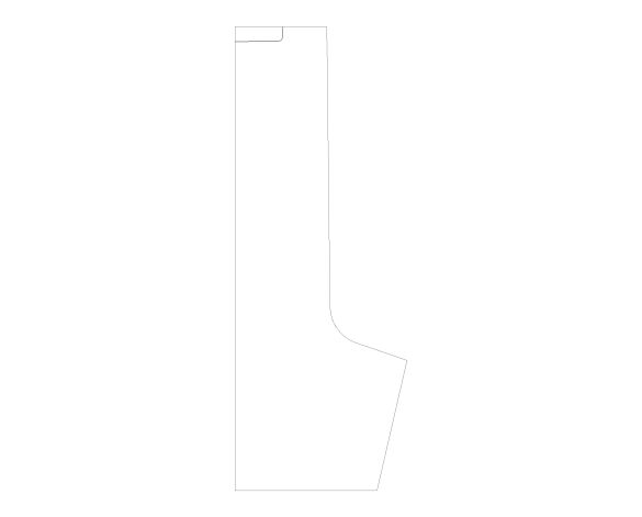 bimstore side image of the American Standard - Lynbrook Floor-Standing Integrated Urinal - CCAS6606-312A410C0