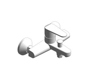 Product: Neo Modern Exposed Bath & Shower Mixer with Shower Kit - FFAS0711-601500BF0