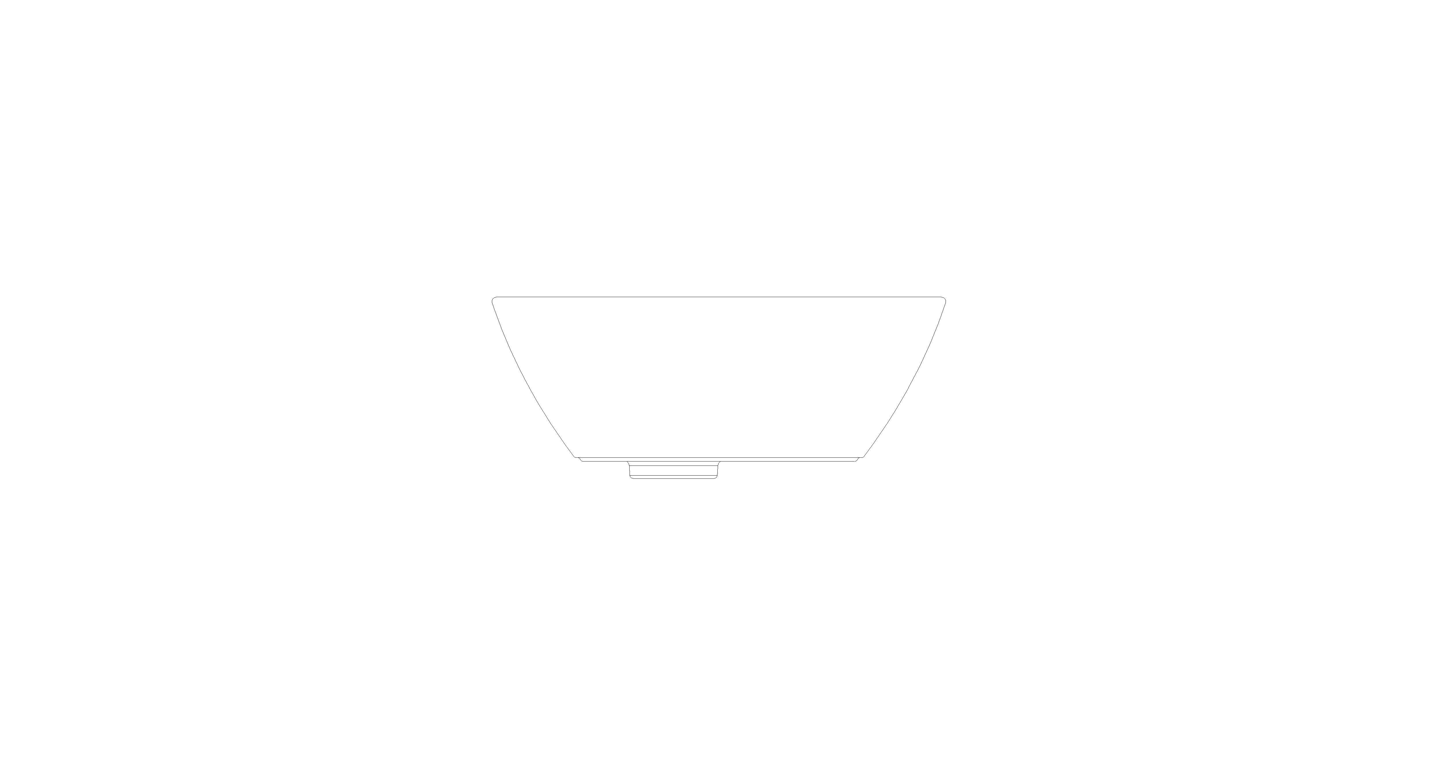 bimstore side image of the American Standard - Neo-Modern Vessel - CCASF633-0000410F0