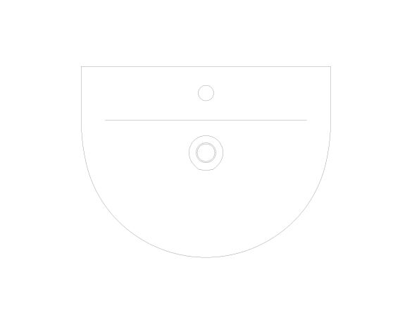 bimstore top image of the American Standard - Neo-Modern Wall-Hung Basin - CL0953I-6DACTLW
