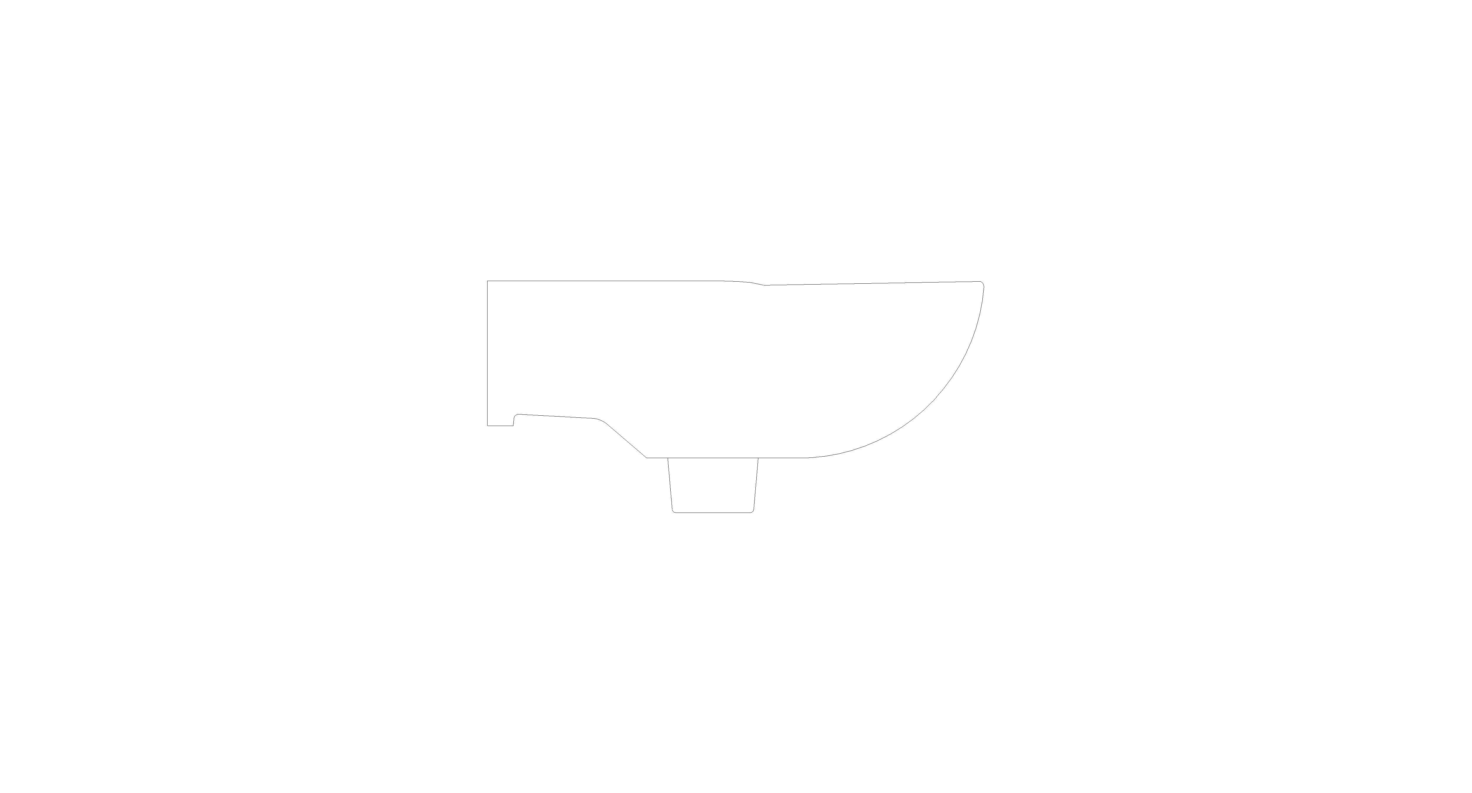 bimstore side image of American Standard - NEW CODIE-R Low Weight 430mm W/H Lava WT - CL0947I-6DAB