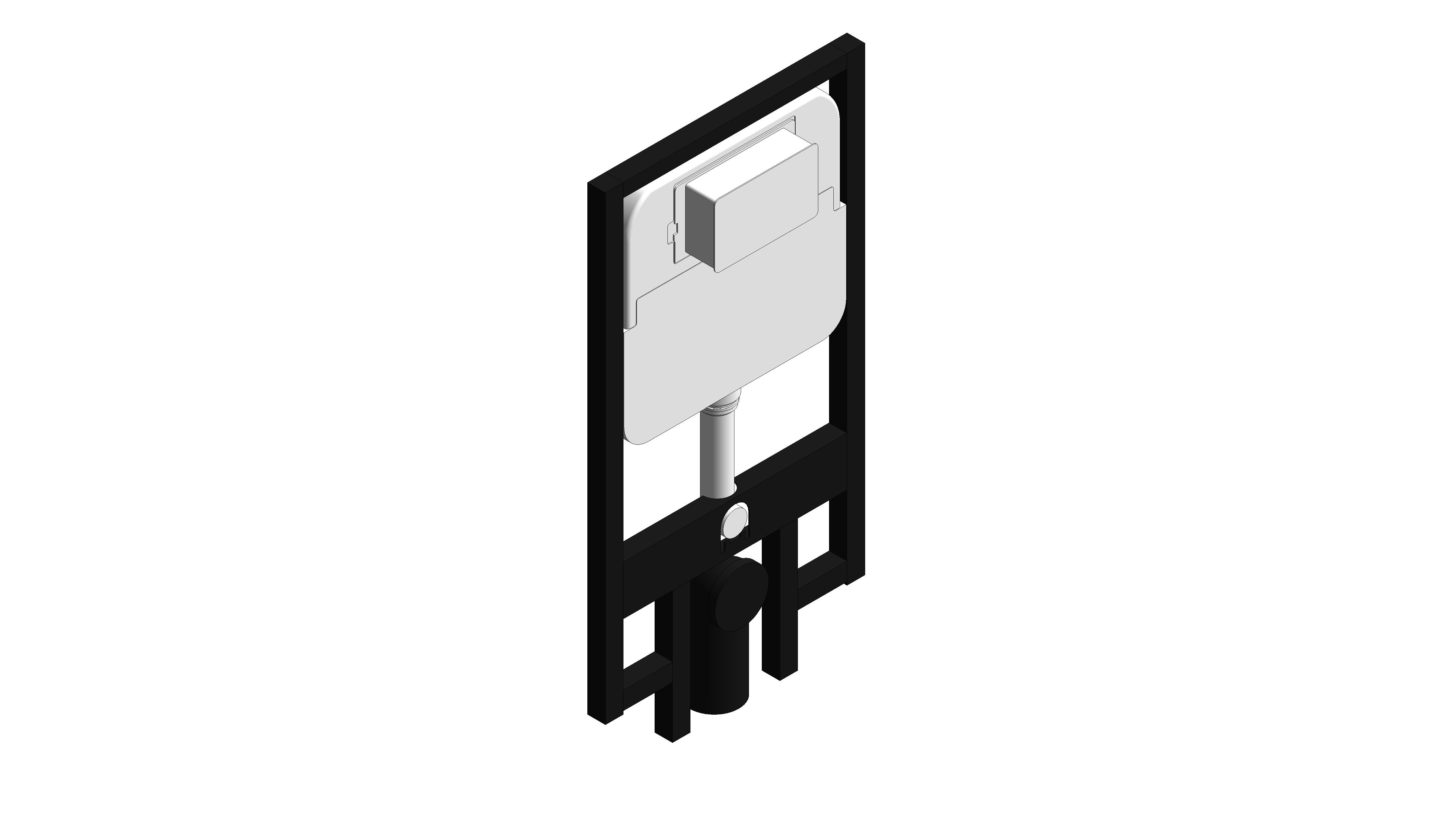 bimstore 3D image of the Repelo Conceal Cistern With Frame - CLCN54ZZ from American Standard