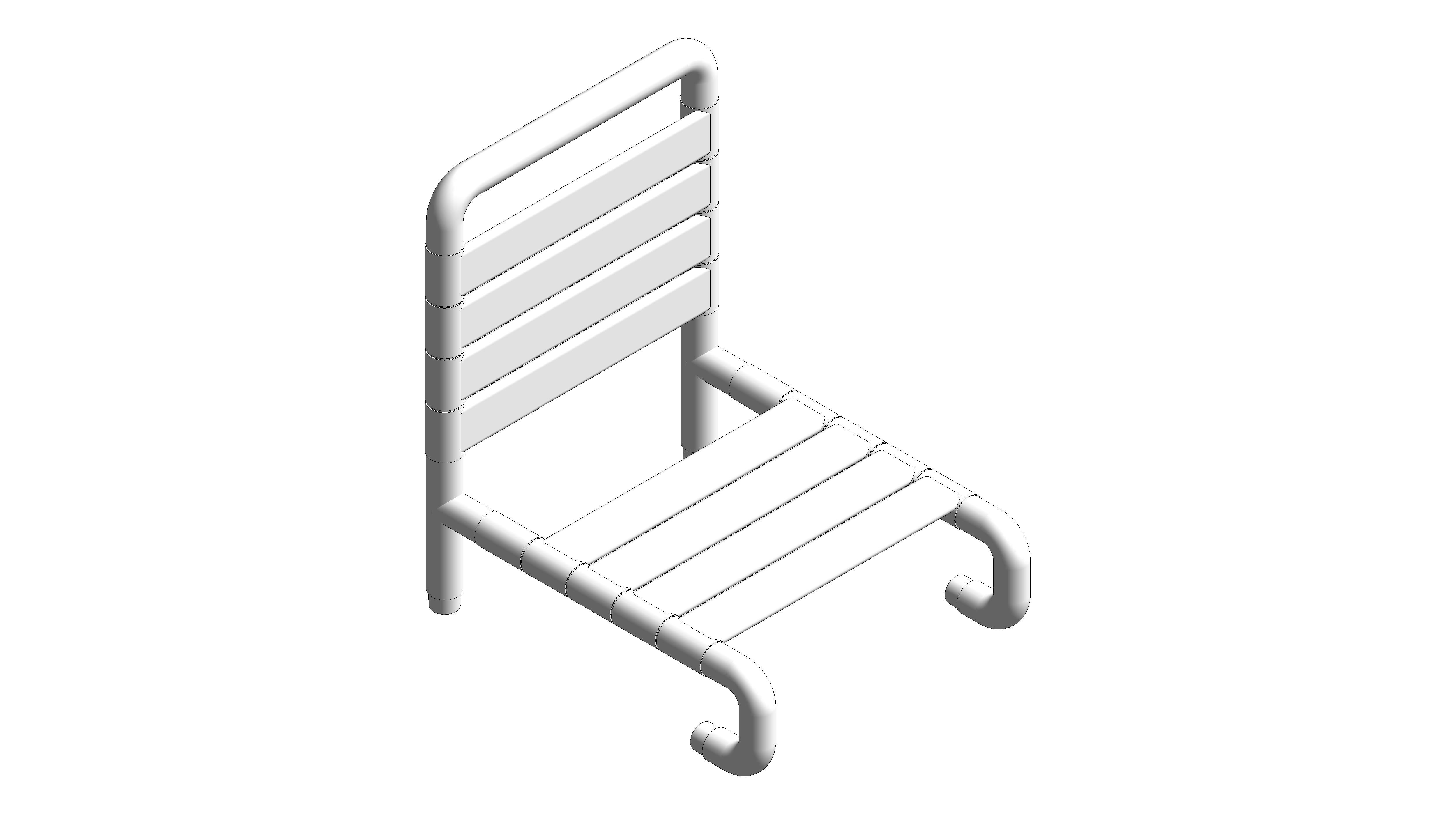 bimstore 3D image of the Shower Nylon chair - FFAS9407-000040BC0 from American Standard