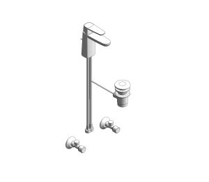 Product: Signature Basin Mixer with Pop-Up Drain - FFAS1701-1615L0BT0