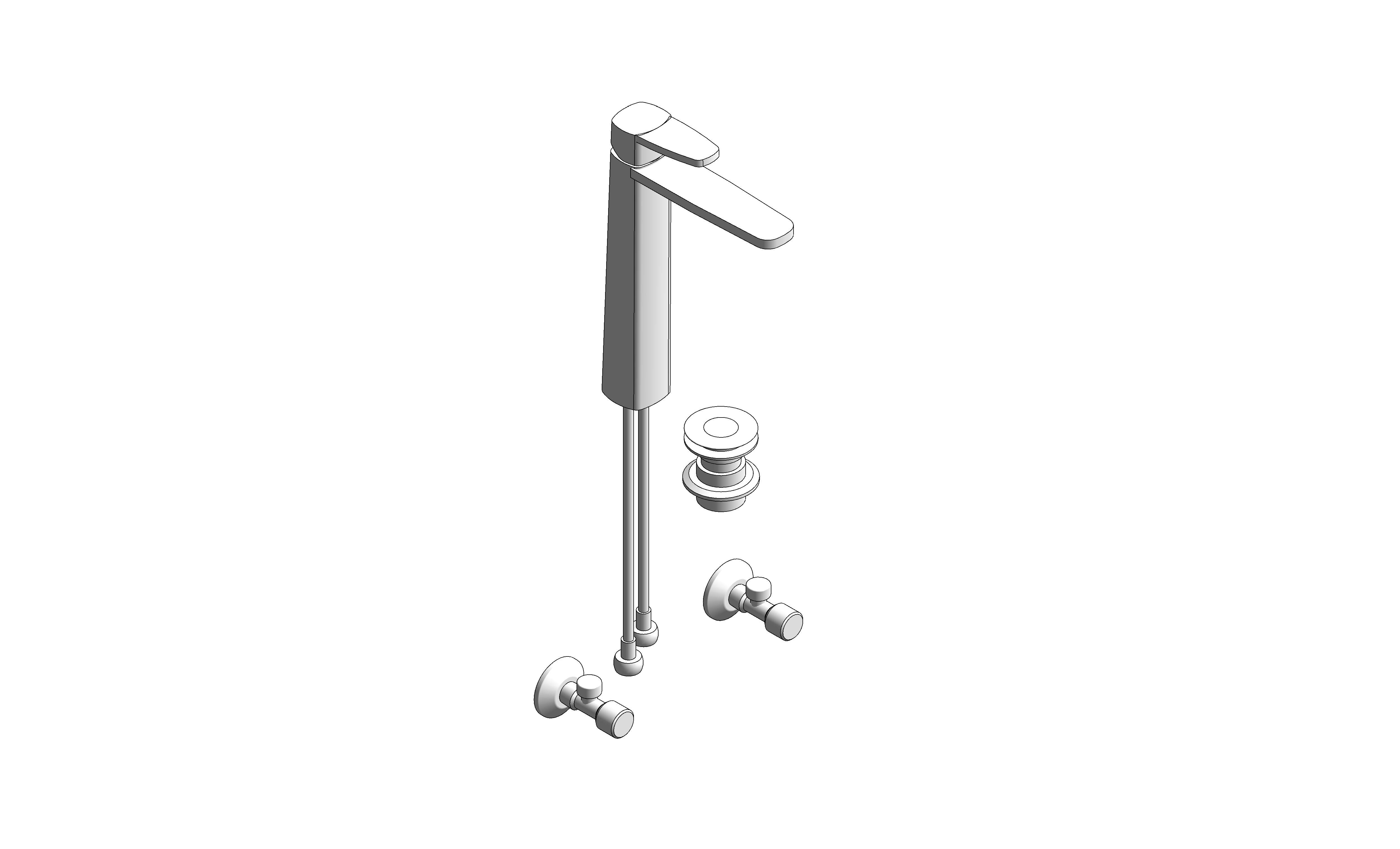 Product: Signature Extended Basin Mixer with Pop-Up Drain - FFAS1702-1615L0BT0