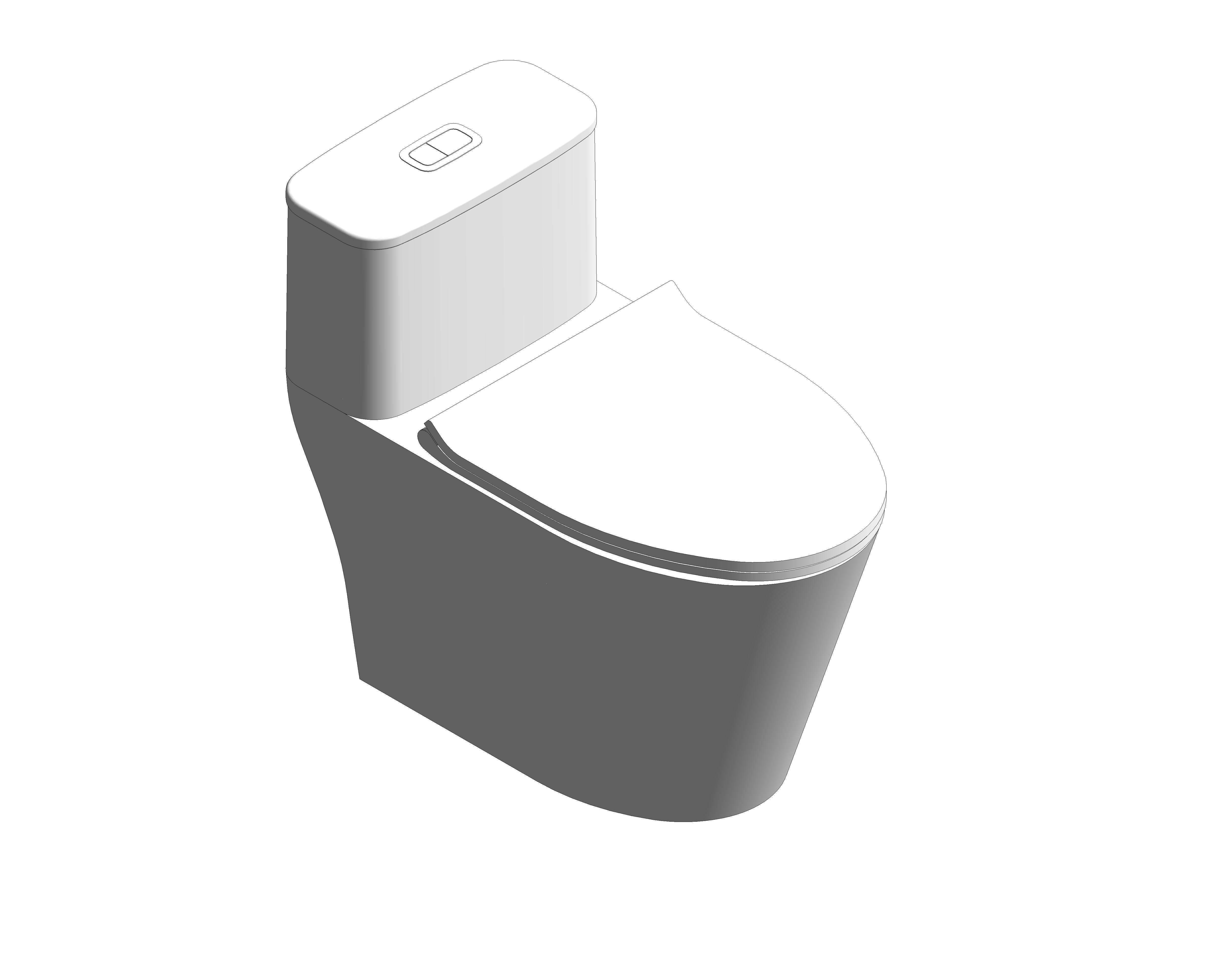 bimstore 3D image of the Signature One-Piece Toilet - CCAS1880-002A410C0 from American Standard