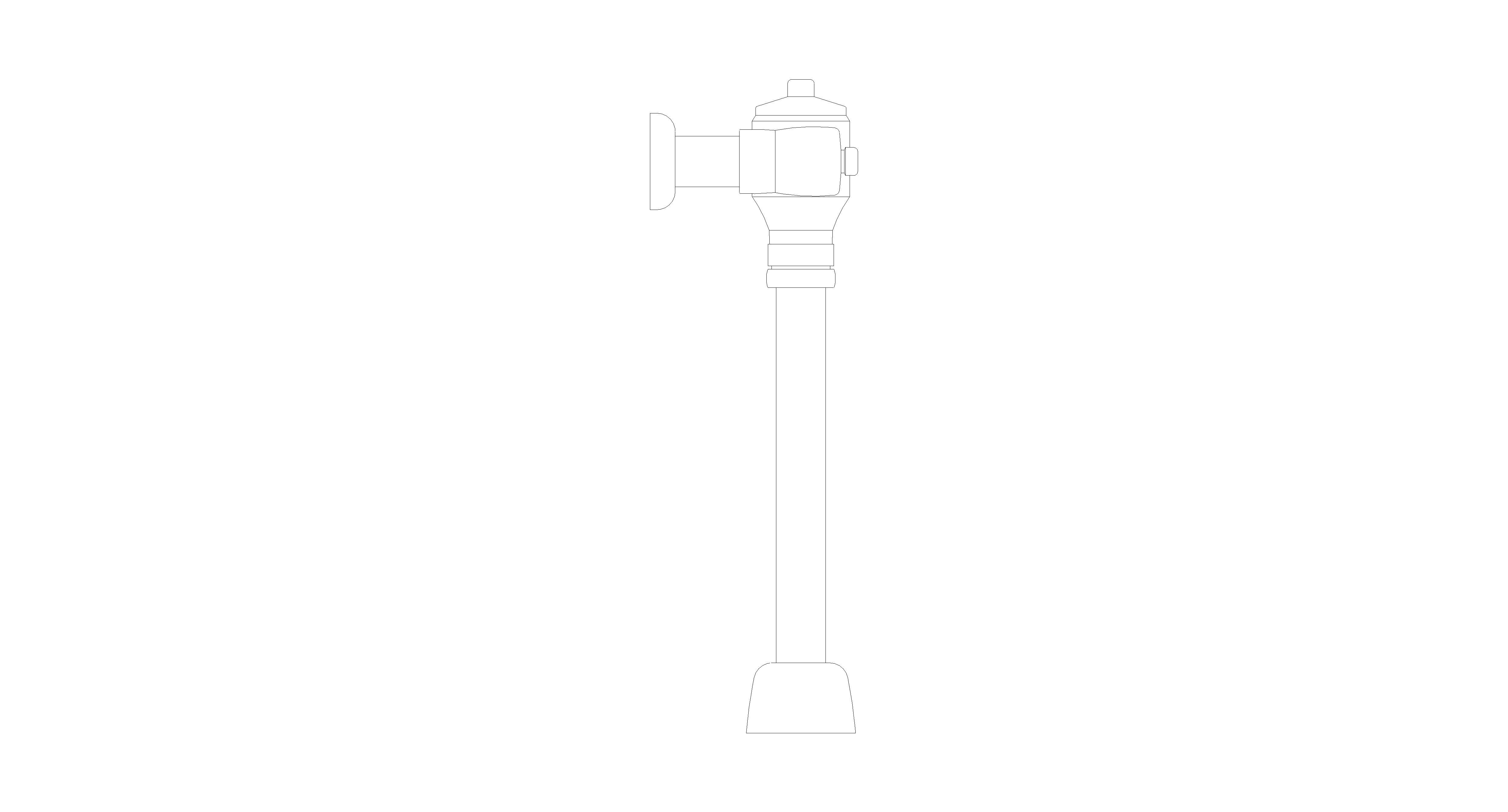 bimstore side image of American Standard - Toilet Flush Valve 6L 9803 - FFAS9803-005500BC0