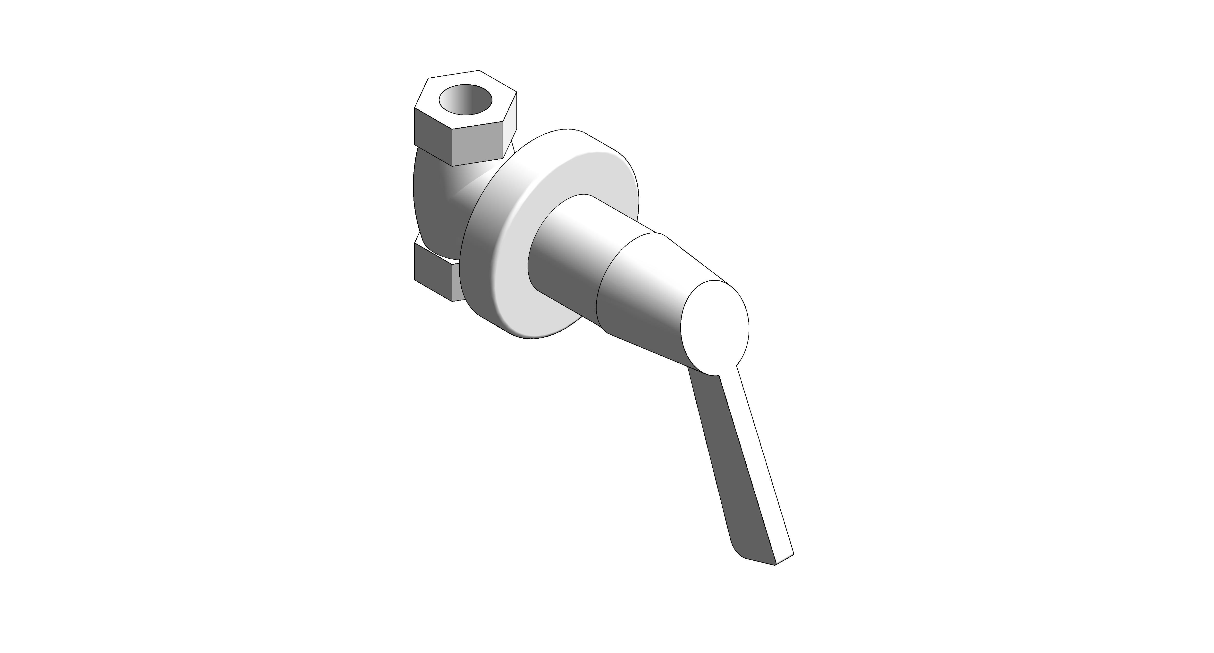 bimstore 3D image of American Standard - Winston Concealed Shower Mono (Lever Handle) - FFAST605-7T9500BT0