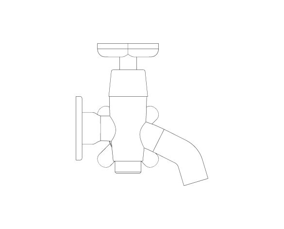 bimstore side image of American Standard - Winston Exposed B&S Mono (2 ways tap) - FFAST703-6T1500BT0