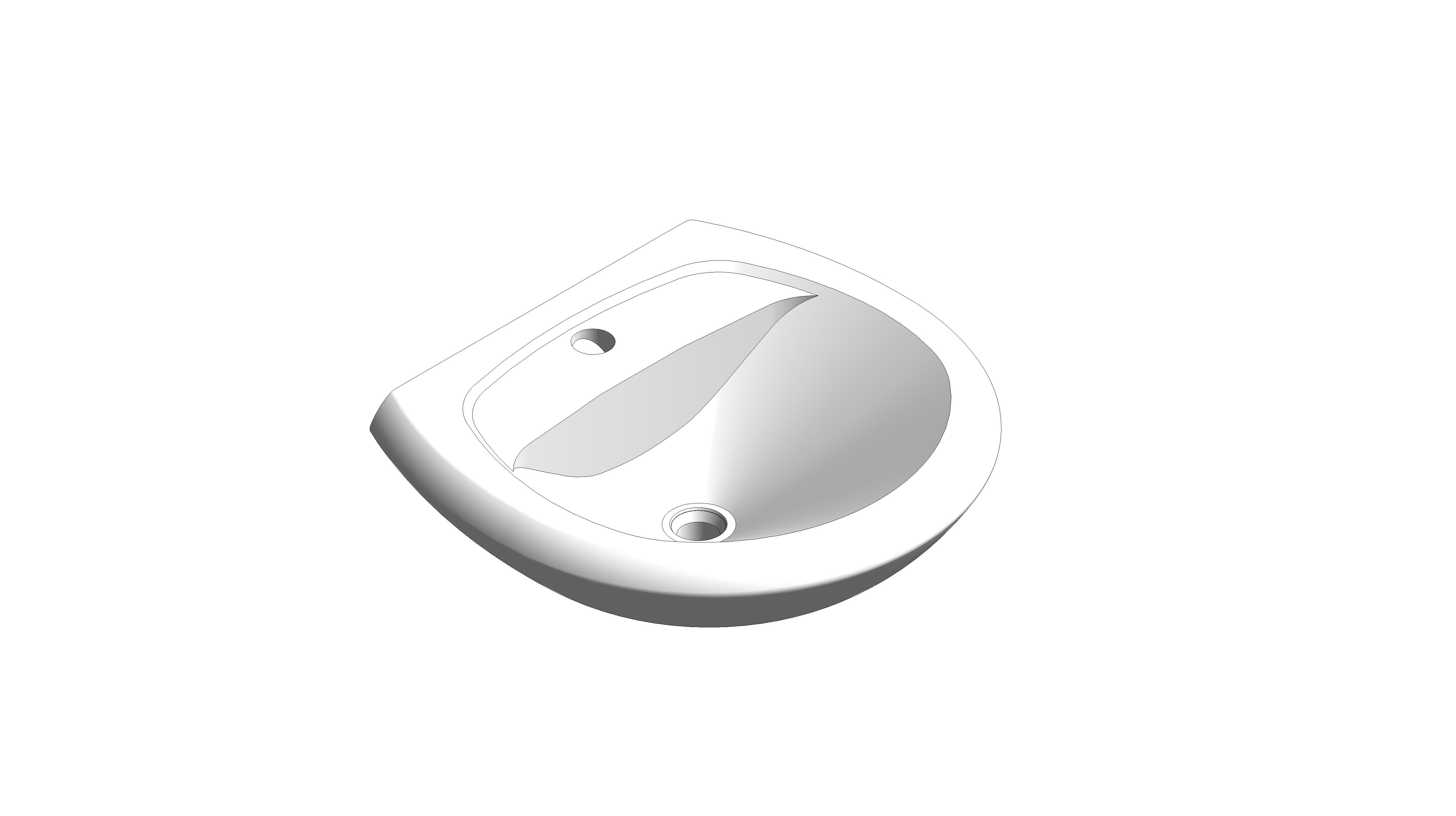 Product: Winston Wall Hung Wash Basin - CL0979I-6DAB