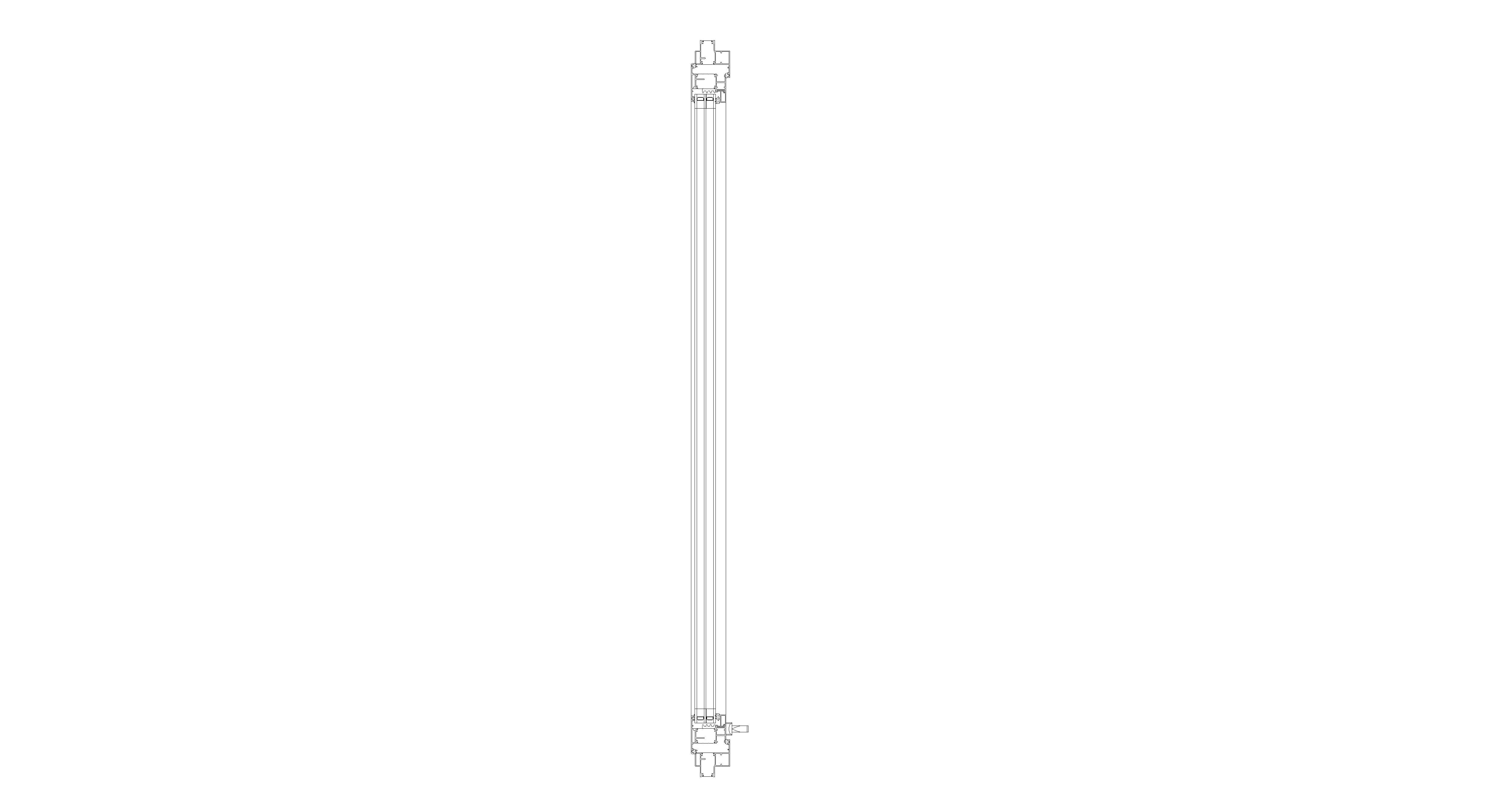 Product: MU800 Hi – XT66 – Casement Window (Curtain Wall Insert)