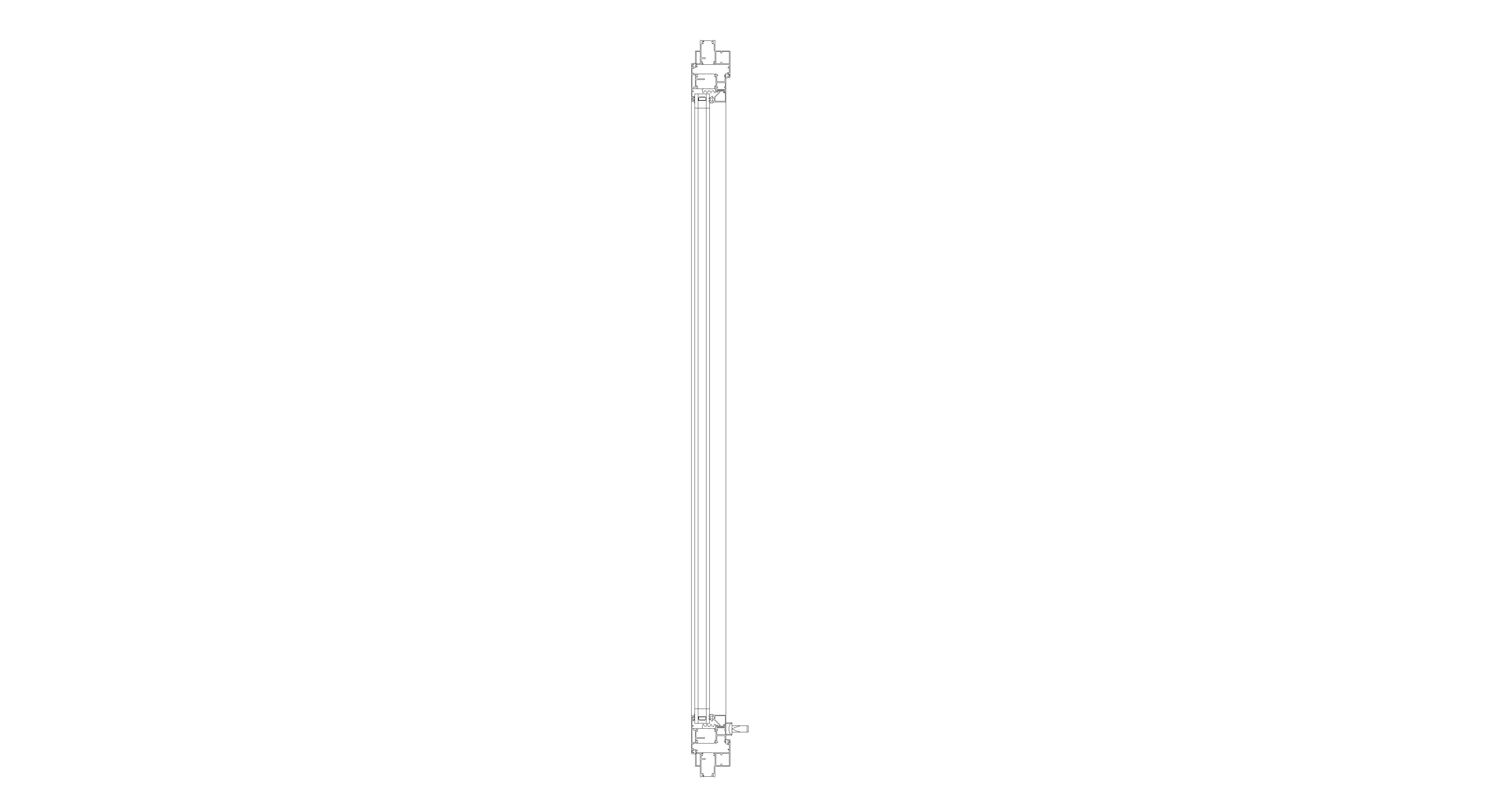 Product: MU800 Hi – XT66 – Casement Window (Curtain Wall Insert)