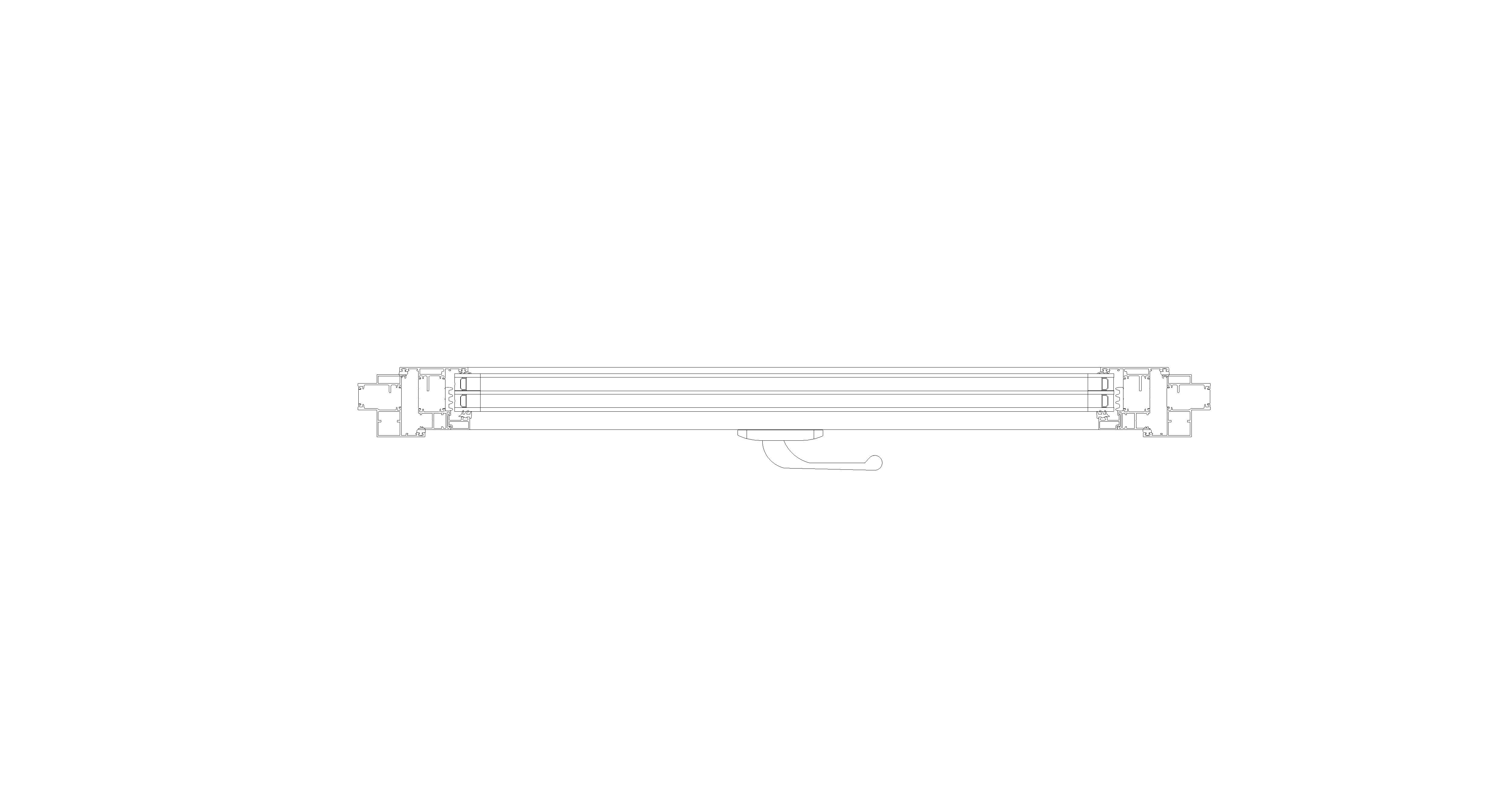 Product: MU800 Hi – XT66 – Casement Window (Curtain Wall Insert)