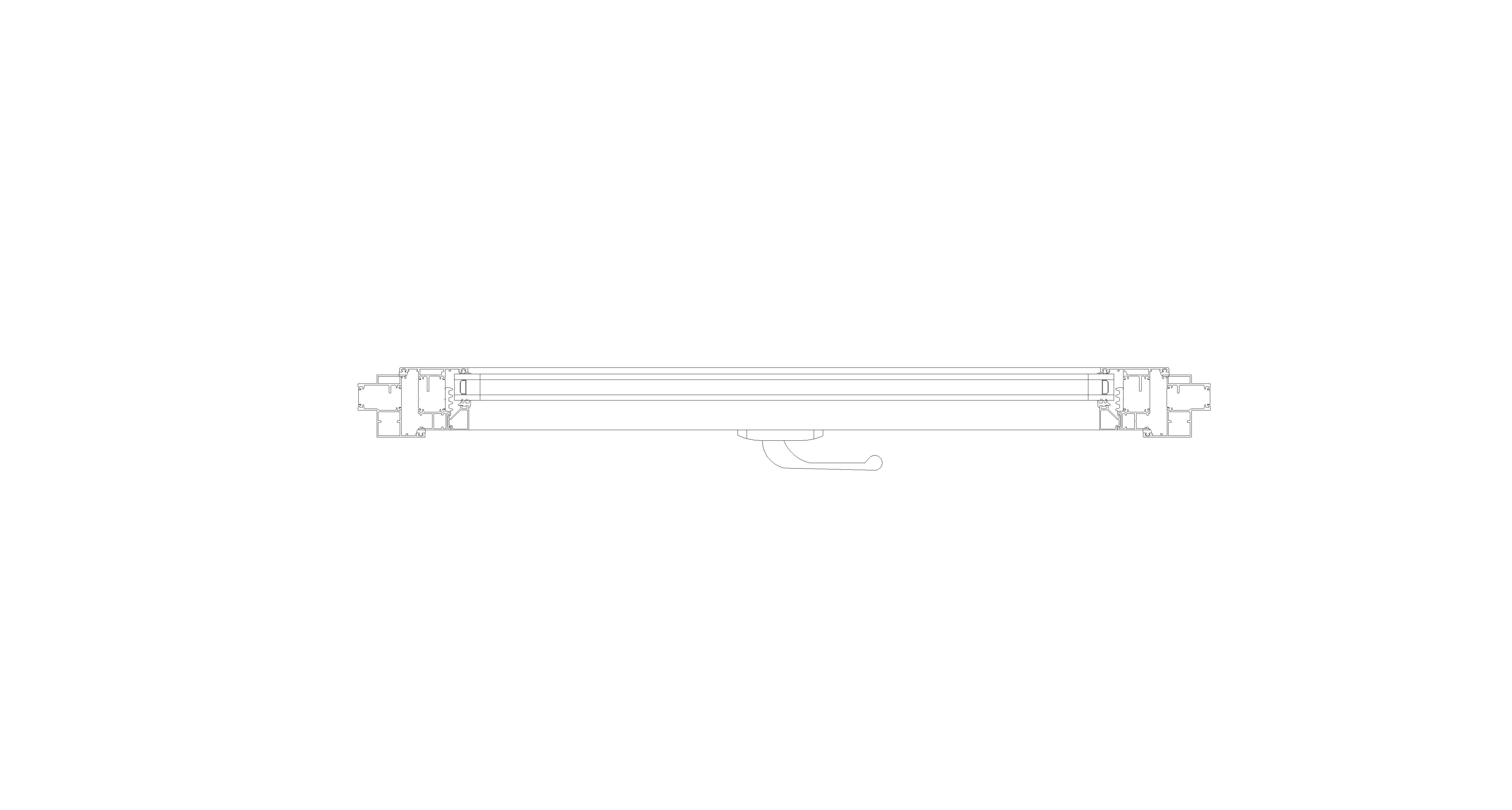 Product: MU800 Hi – XT66 – Casement Window (Curtain Wall Insert)
