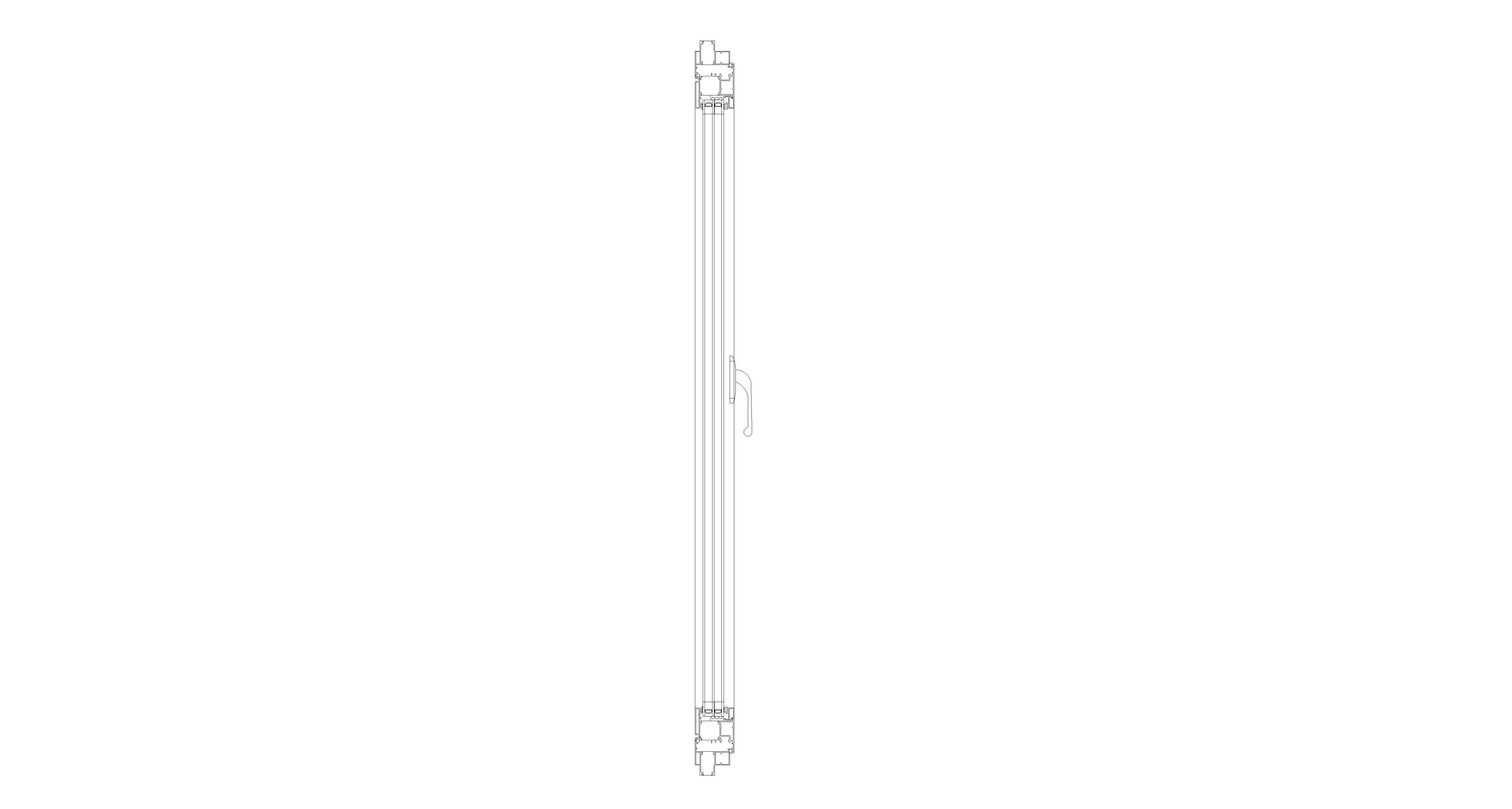 Product: MU800 Hi – XT66 – Tilt and Turn (Curtain Wall Insert)
