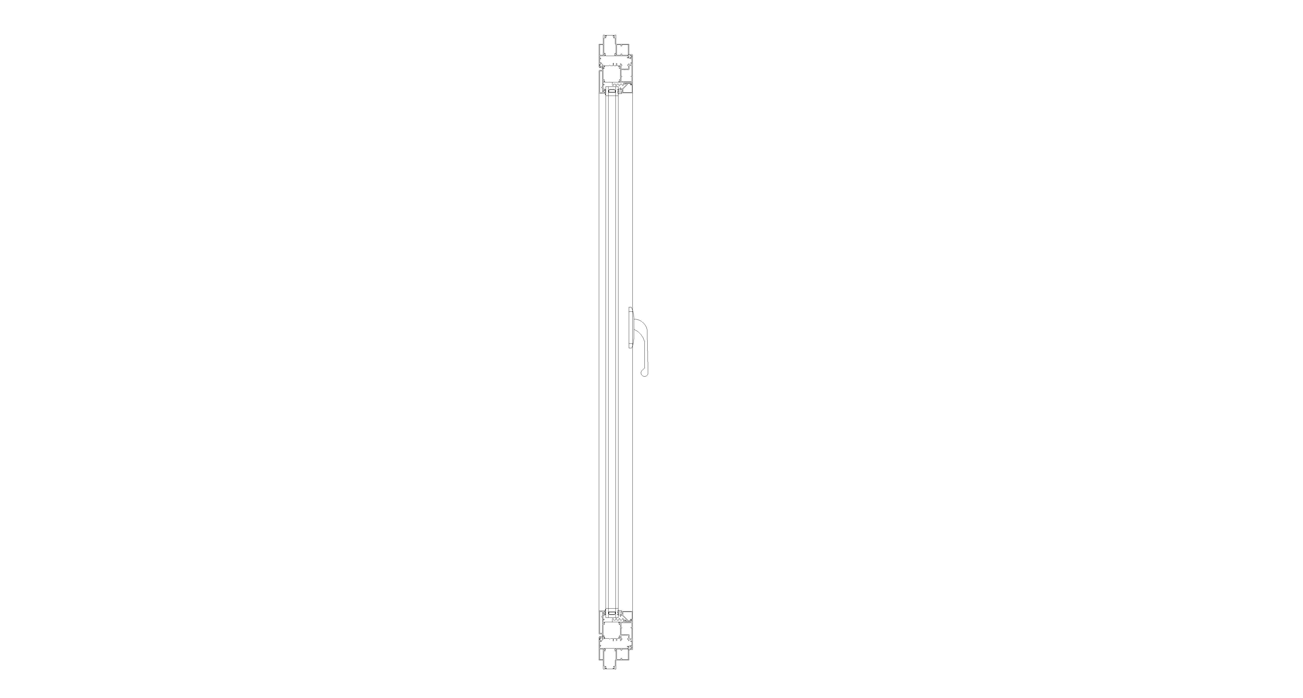 Product: MU800 Hi – XT66 – Tilt and Turn (Curtain Wall Insert)