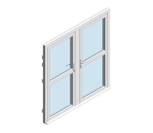 Product: XT66 Rebate – Standard Double Door – Curtain wall (MU800 Hi)