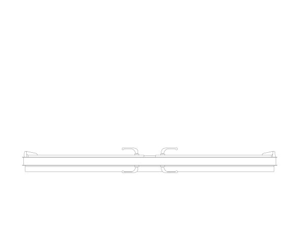Product: XT66 Rebate – Standard Double Door – Curtain wall (MU800 Hi)