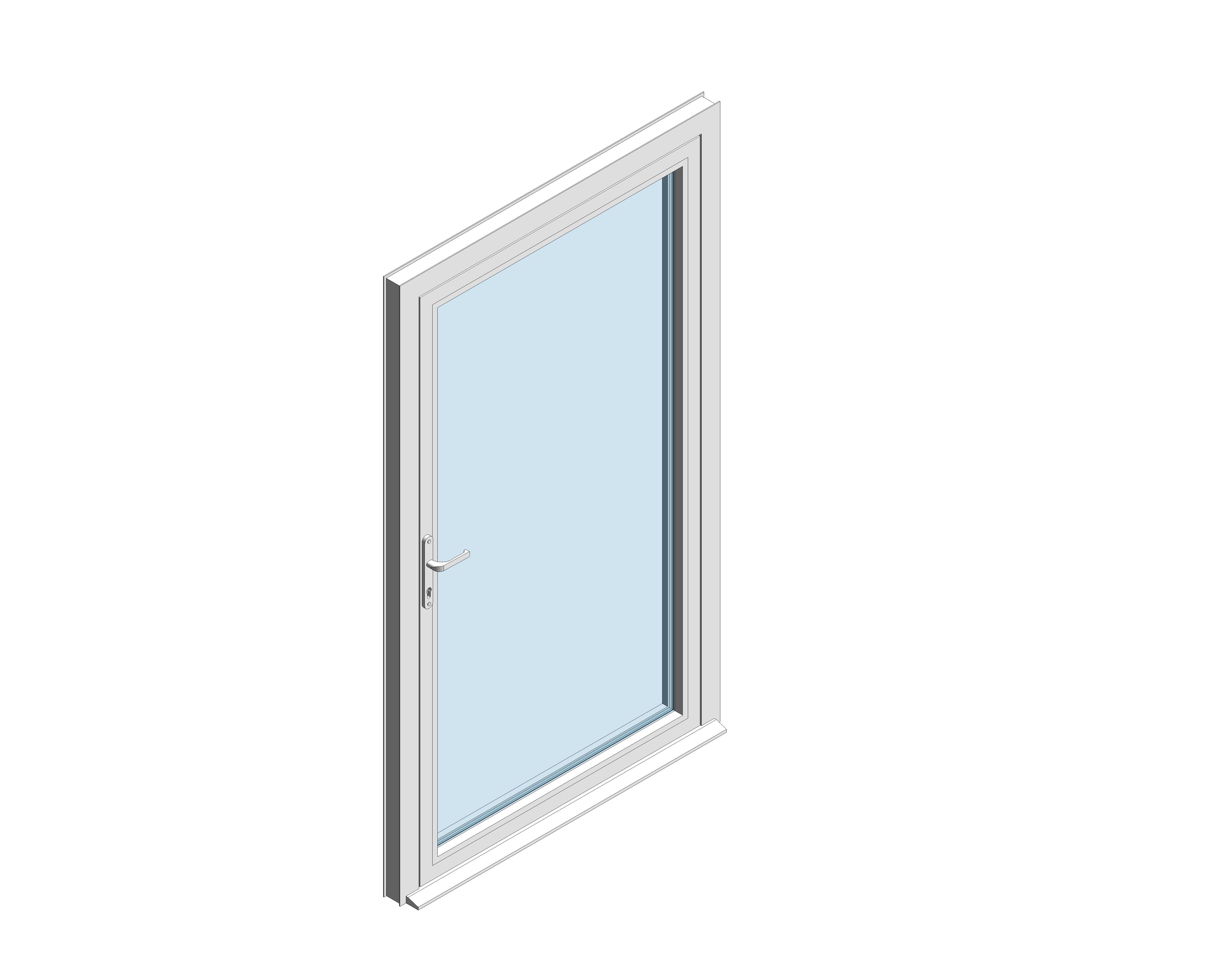 Product: XT66 Rebate – Standard Single Door – Curtain Wall (MU800 Hi)