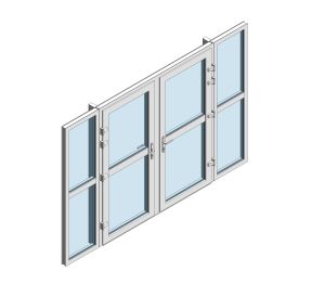 Product: XT66 Rebate - Double Door With Side Window Midrail
