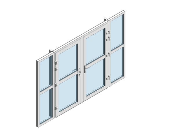 Product: XT66 Rebate - Double Door With Side Window Midrail