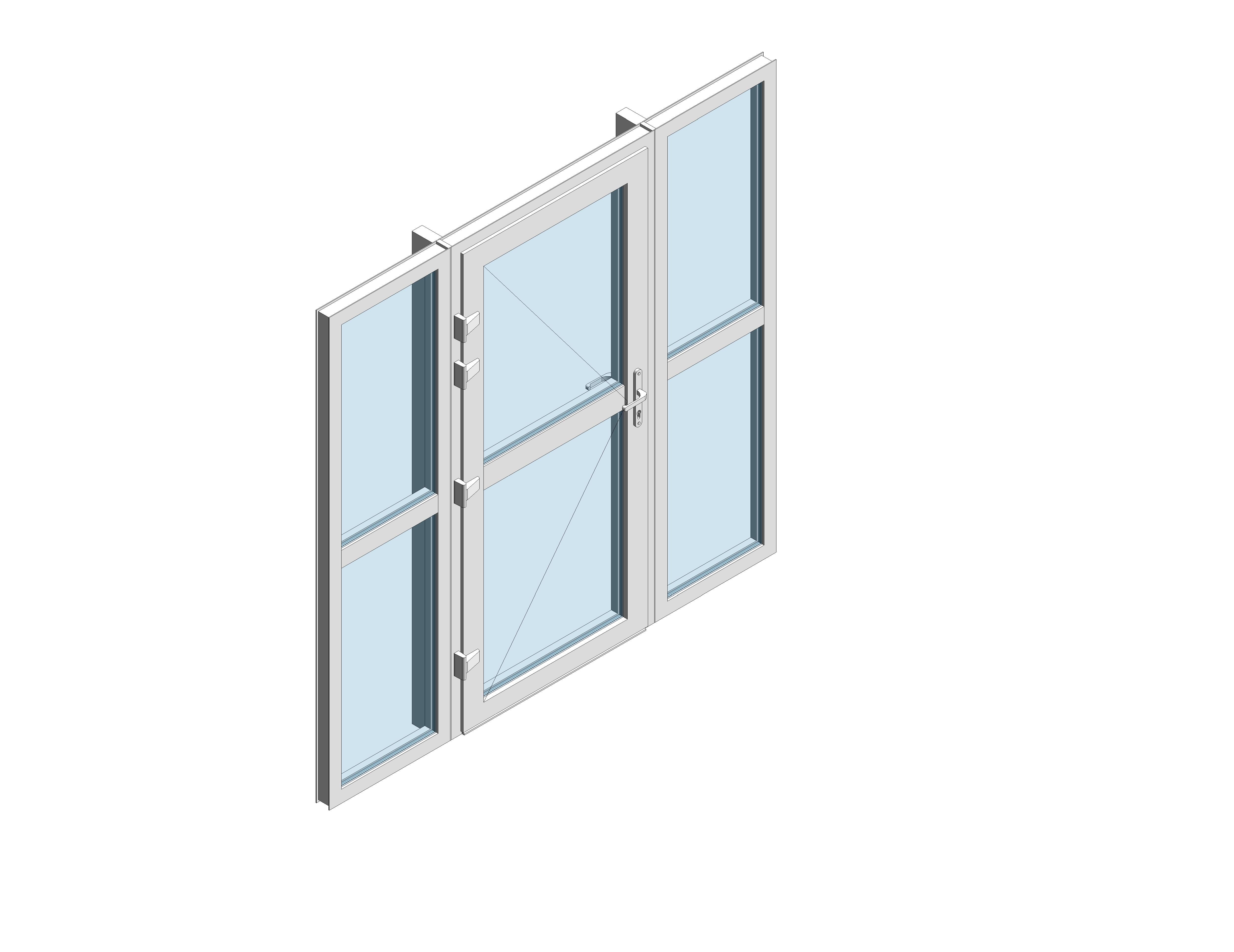 Product: XT66 Rebate - Single Door With Side Window Midrail
