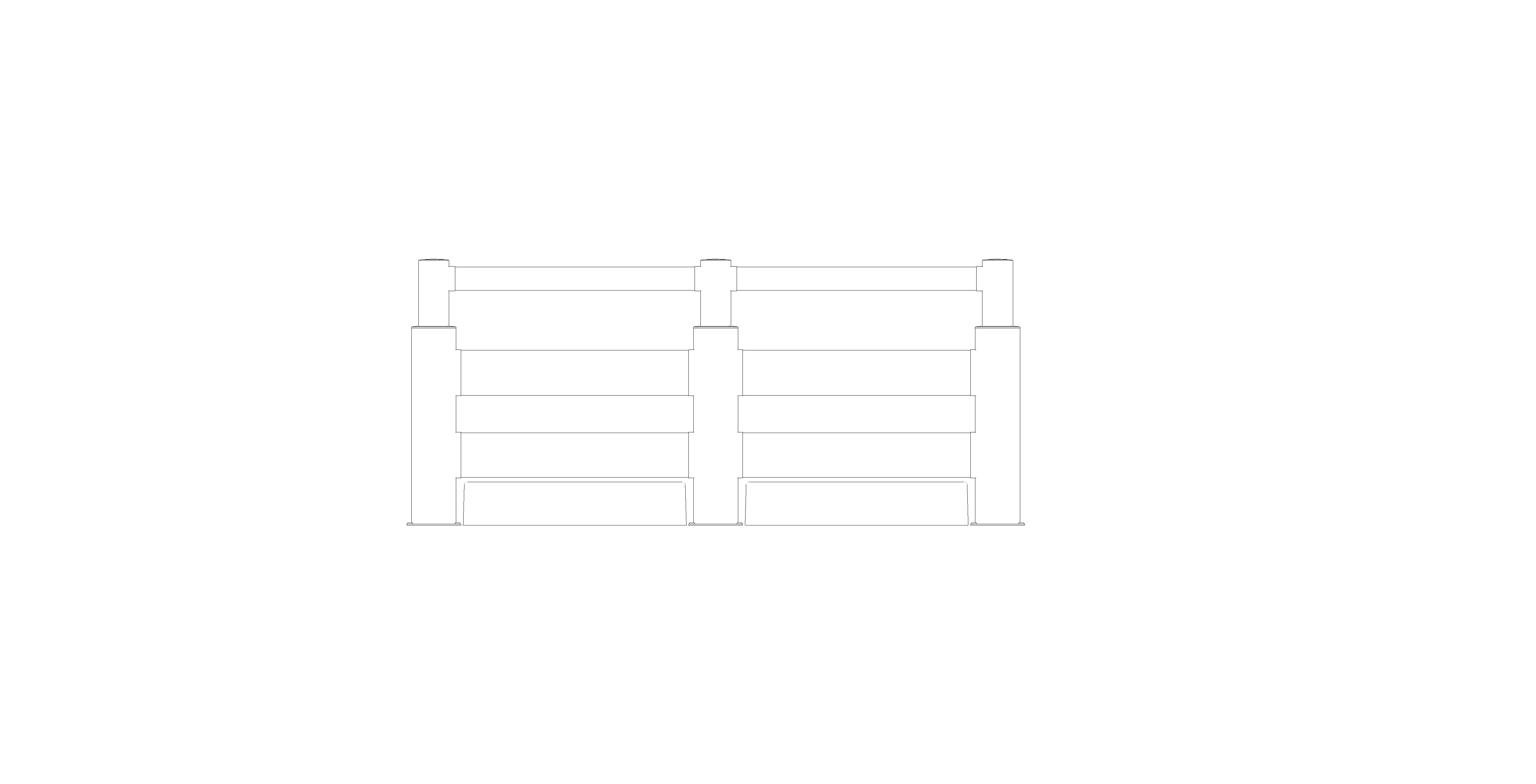 Product: iFlex Double Traffic Barrier+ with HD ForkGuard